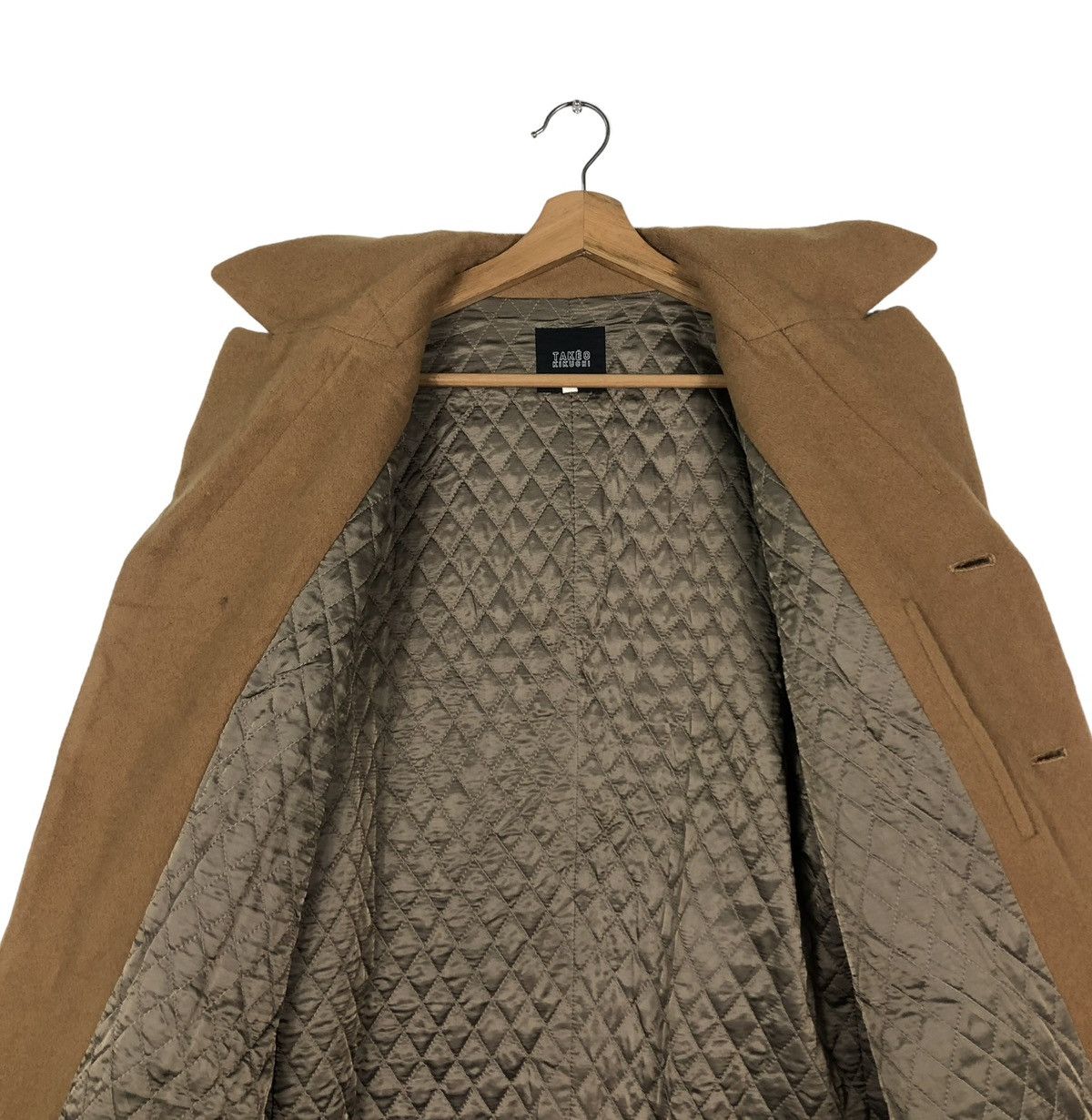 Japanese Brand 🔥VINTAGE LONG JACKET WOOL HERRINGBONE TAKEO KUKICHI Size US M / EU 48-50 / 2 - 15 Thumbnail