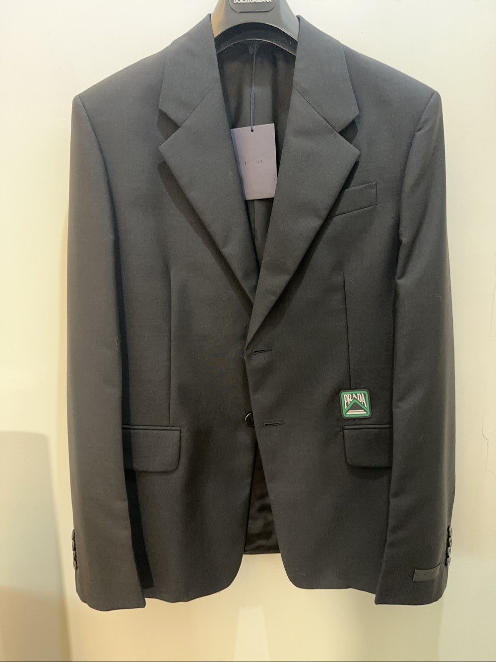 Prada Prada Logo Patch Blazer 38R Size 38R - 1 Thumbnail