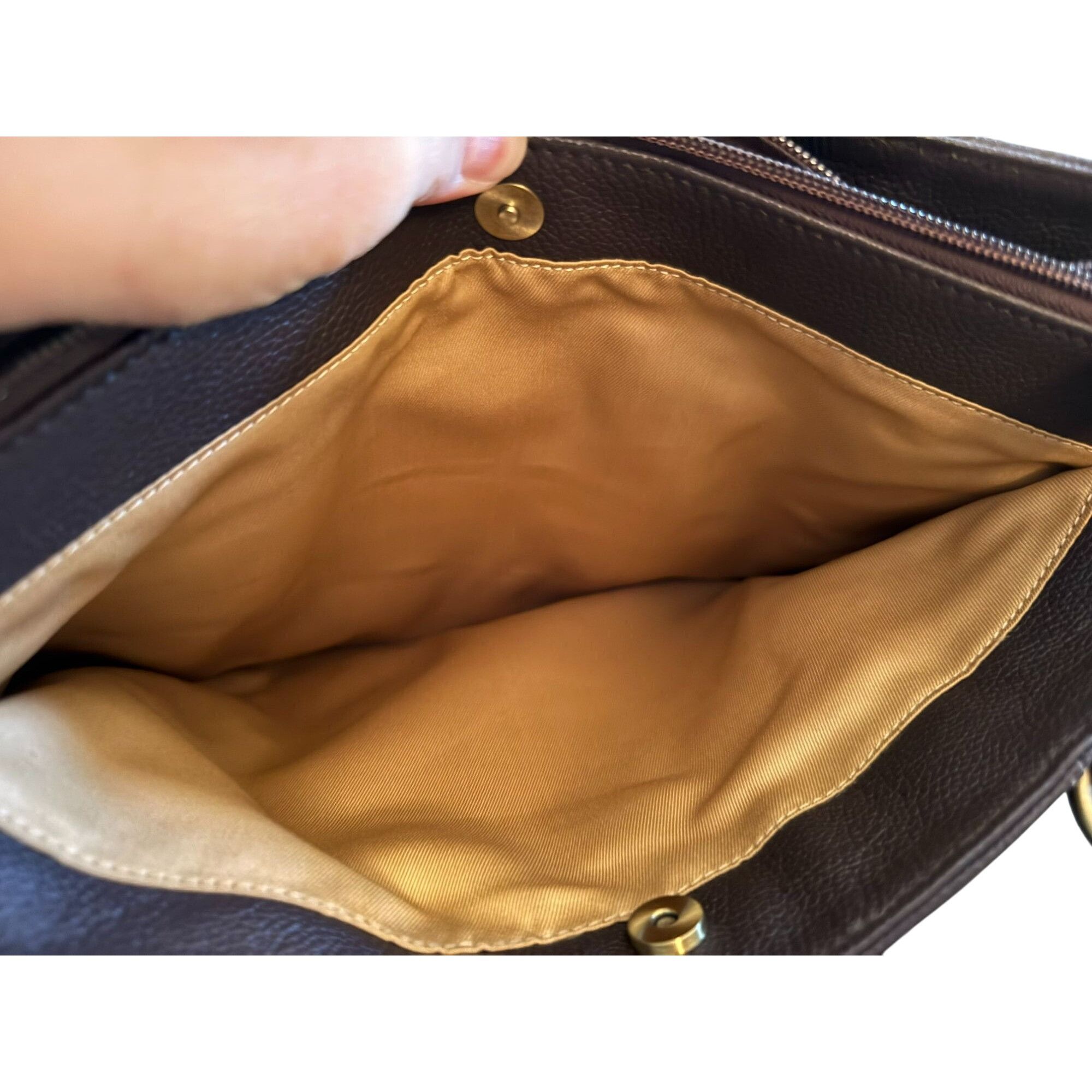 Other Ella Simone Weston Leather Tote Bag Black Everyday Large 17" Size ONE SIZE - 9 Thumbnail