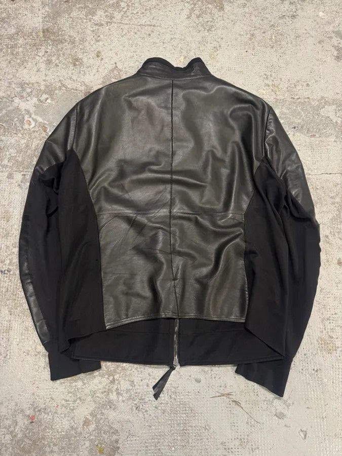 Emporio Armani SS2011 Emporio Armani Black Leather Jacket Size US L / EU 52-54 / 3 - 4 Thumbnail
