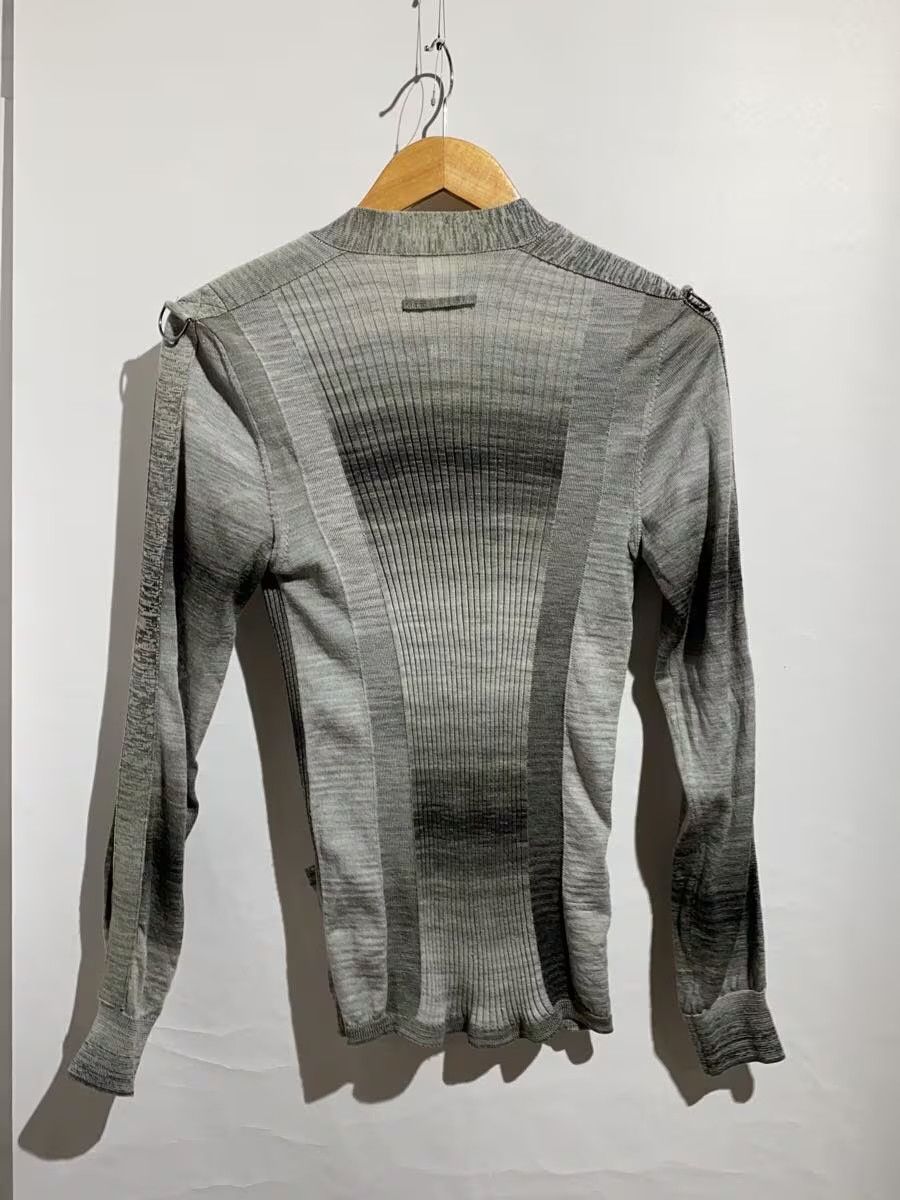 Jean Paul Gaultier Reconstructed Panel Wool Knit Cardigan Size US S / EU 44-46 / 1 - 2 Thumbnail