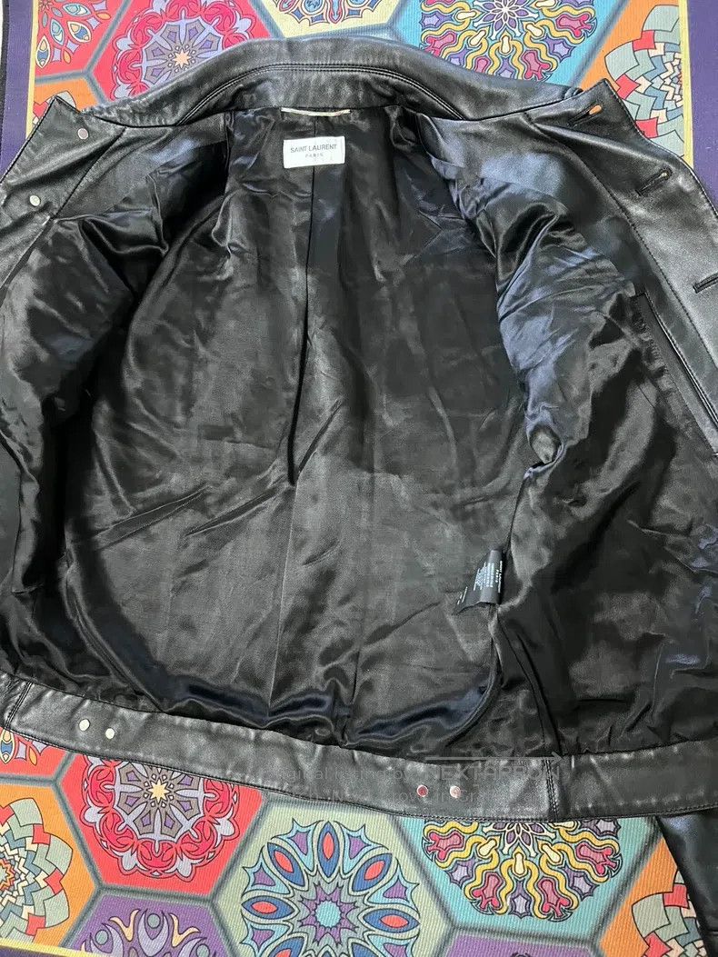 Saint Laurent Paris Saint Laurent Paris Leather Jacket Blazer Size US M / EU 48-50 / 2 - 3 Thumbnail