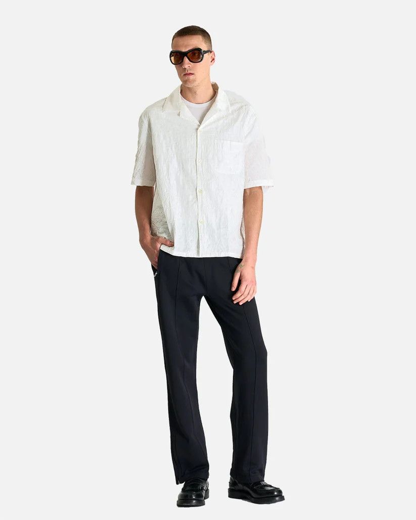 Our Legacy o1s1v1r1oon0825 Heusen Shirt in White Flower Embroidery Size US S / EU 44-46 / 1 - 5 Thumbnail