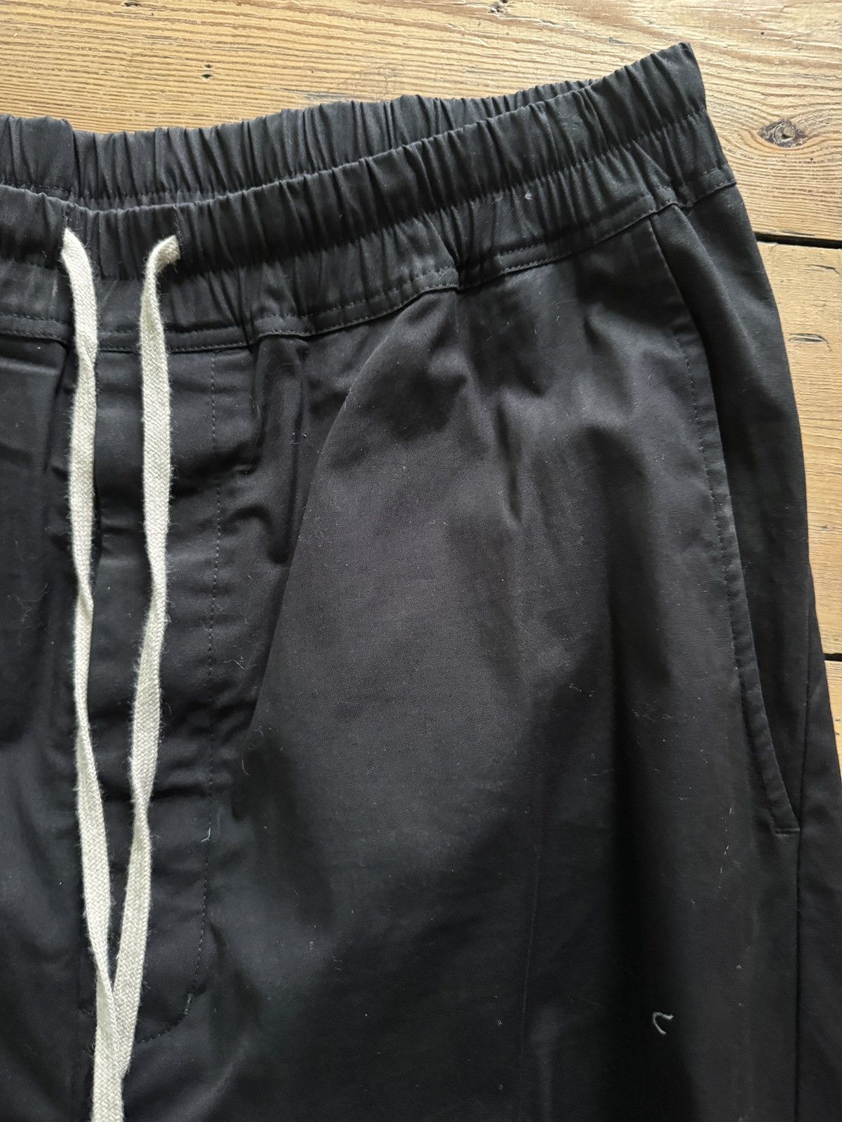 Rick Owens Mastadon drop crotch pants in cotton poplin Size US 34 / EU 50 - 2 Thumbnail