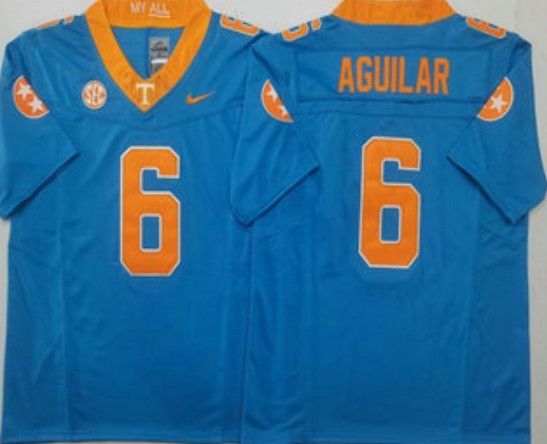 Other Tennessee Volunteers #6 Joey Aguilar Blue 2024 Jersey Size US L / EU 52-54 / 3 - 3 Thumbnail