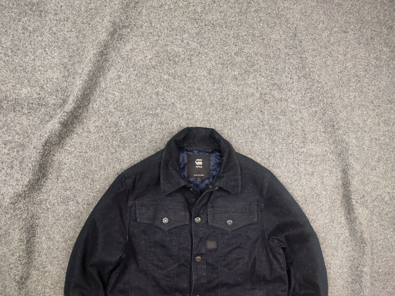 G-Star G Star Raw 3301 Lining Overshirt Blue Denim Vintage Jacket Size US S / EU 44-46 / 1 - 1 Thumbnail