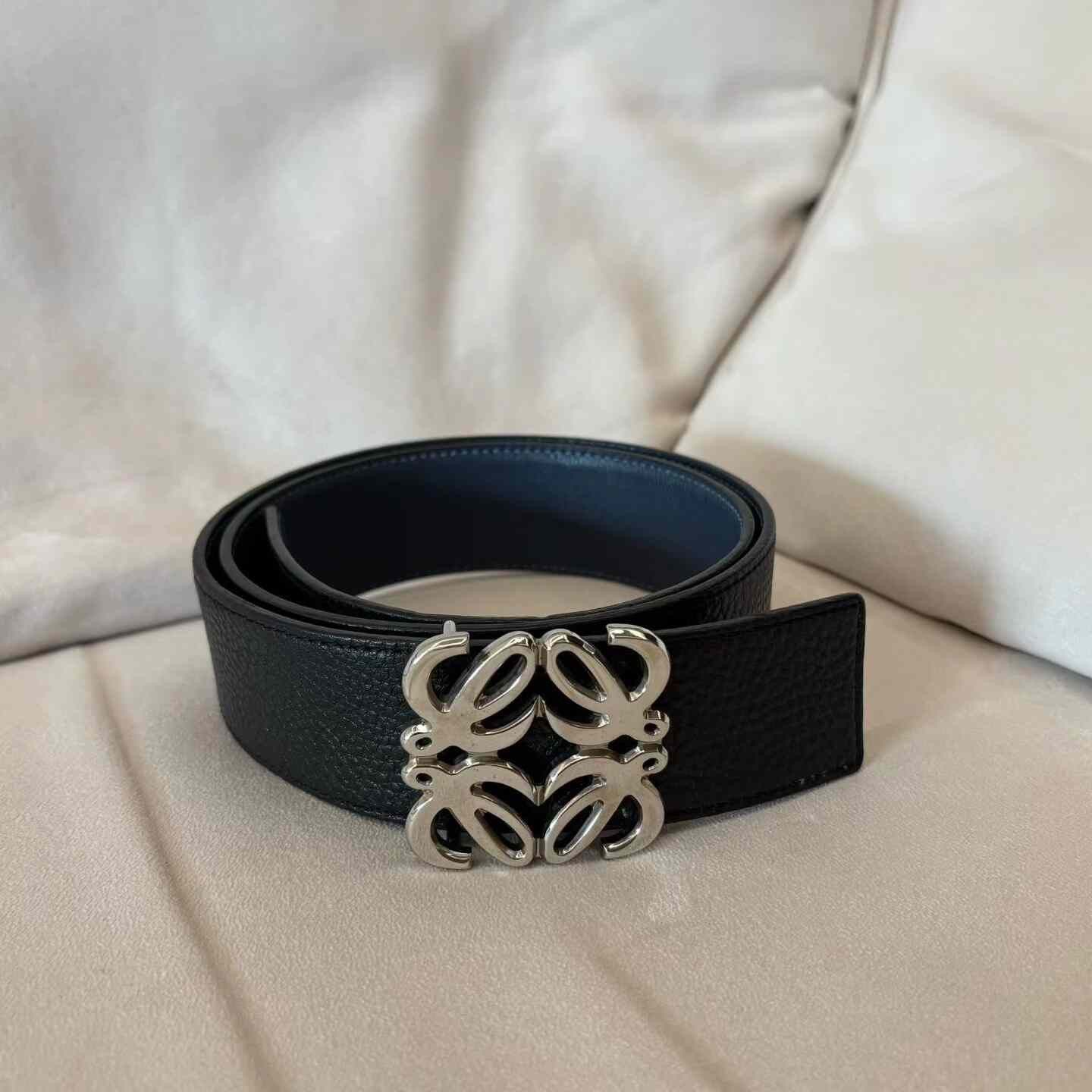 Loewe Loewe Leather Gold Belt one size Men Size ONE SIZE - 1 Thumbnail