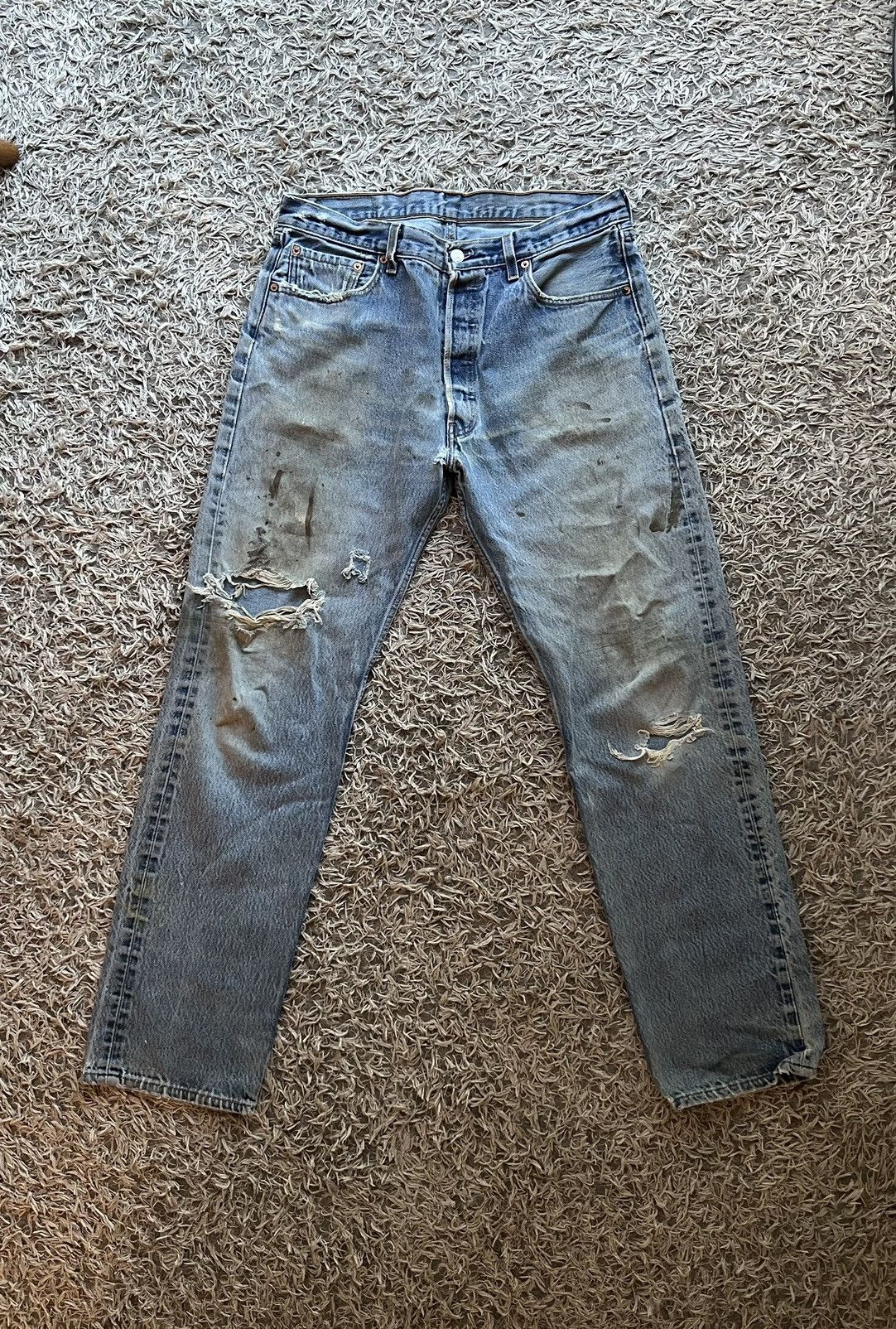 Levi's Made in USA 501’s Measures 33.5x32 Size US 34 / EU 50 - 1 Thumbnail