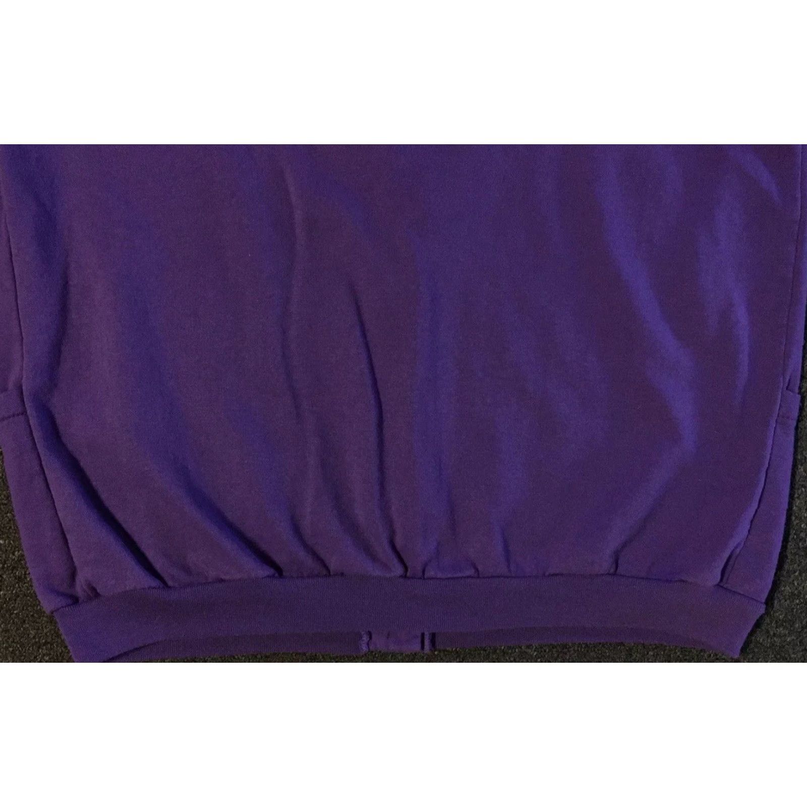 Vintage Vtg 80s Faded Glitter Art Cardigan Sweatshirt XL USA Hoodie Women's Purple 90s Grunge Nature Boxy Cardigan Size XL / US 12-14 / IT 48-50 - 7 Thumbnail