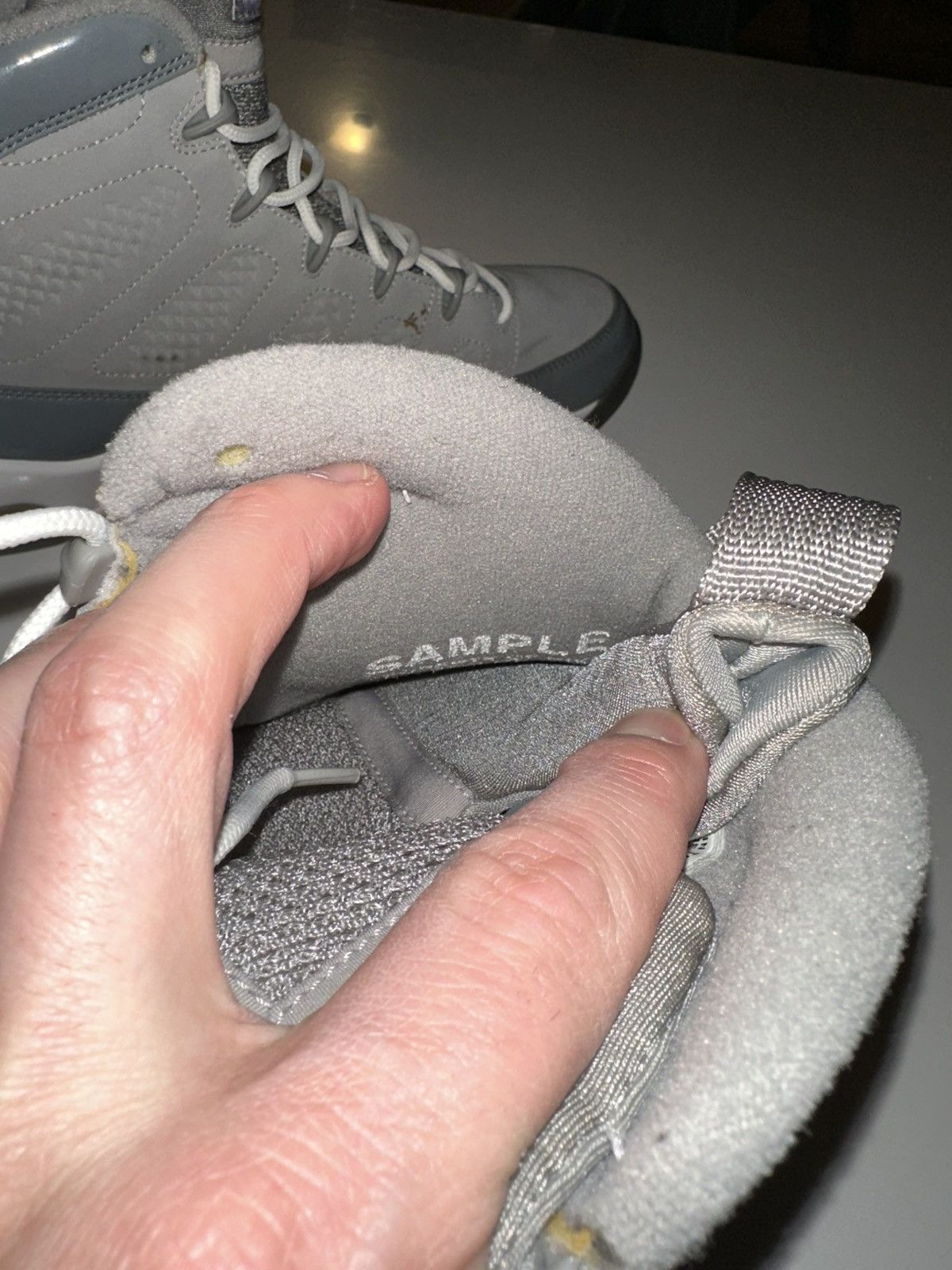 Jordan Brand × Nike •SAMPLE• Jordan 9 Retro Cool Grey 2012 Size US 9 / EU 42 - 9 Thumbnail