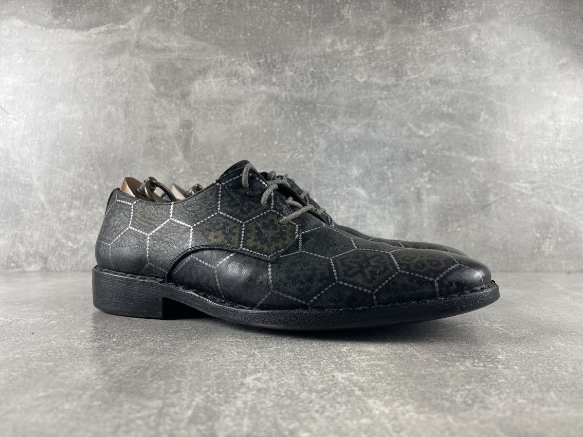 Diesel Black Gold Diesel Black Gold Archives Patterned Leather Derby Shoes Size US 10 / EU 43 - 2 Thumbnail