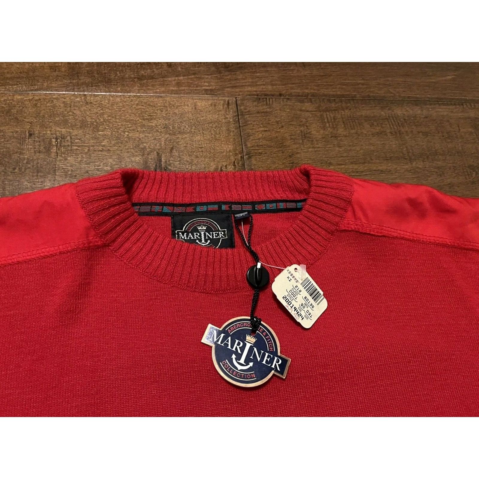 Abercrombie & Fitch VINTAGE Abercrombie & Fitch Mariner Collection Sweater New Red Italy S Men's Size US S / EU 44-46 / 1 - 3 Thumbnail