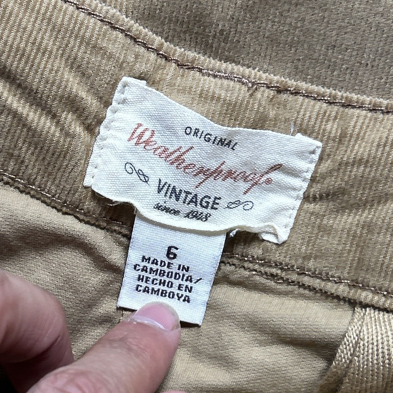 Weatherproof Deadstock Corduroy Beyond Baggy Pants Womens 6 34x30 Wide Size 28" / US 6 / IT 42 - 6 Thumbnail