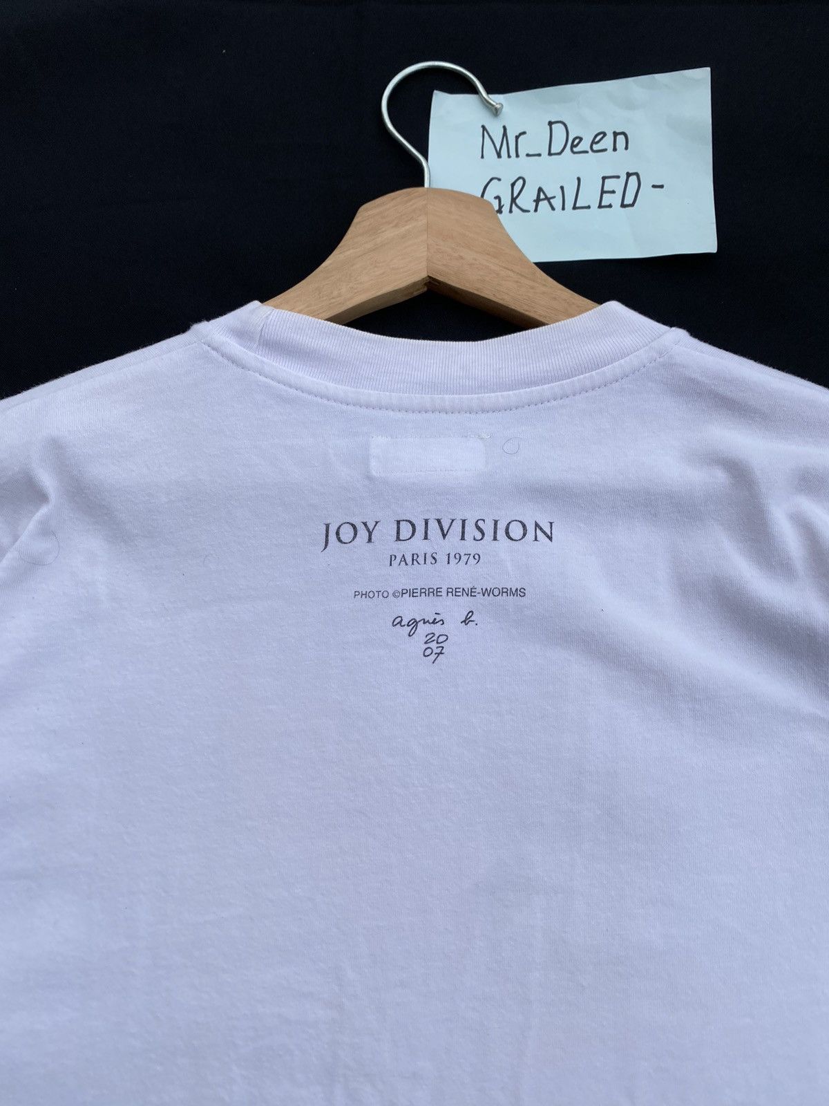 agnes b. Vintage Agnes B. x Joy Division Rare Printed Tshirt Size US L / EU 52-54 / 3 - 17 Thumbnail