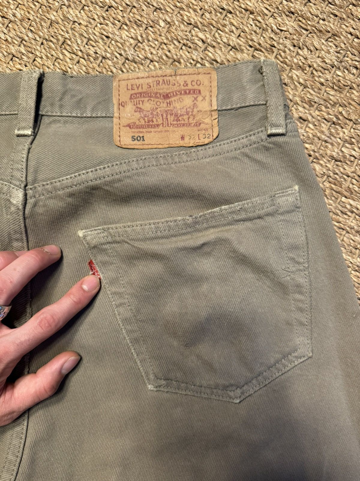 Levi's Vintage Clothing × Vintage Used Levi’s 00’ Size US 30 / EU 46 - 4 Thumbnail