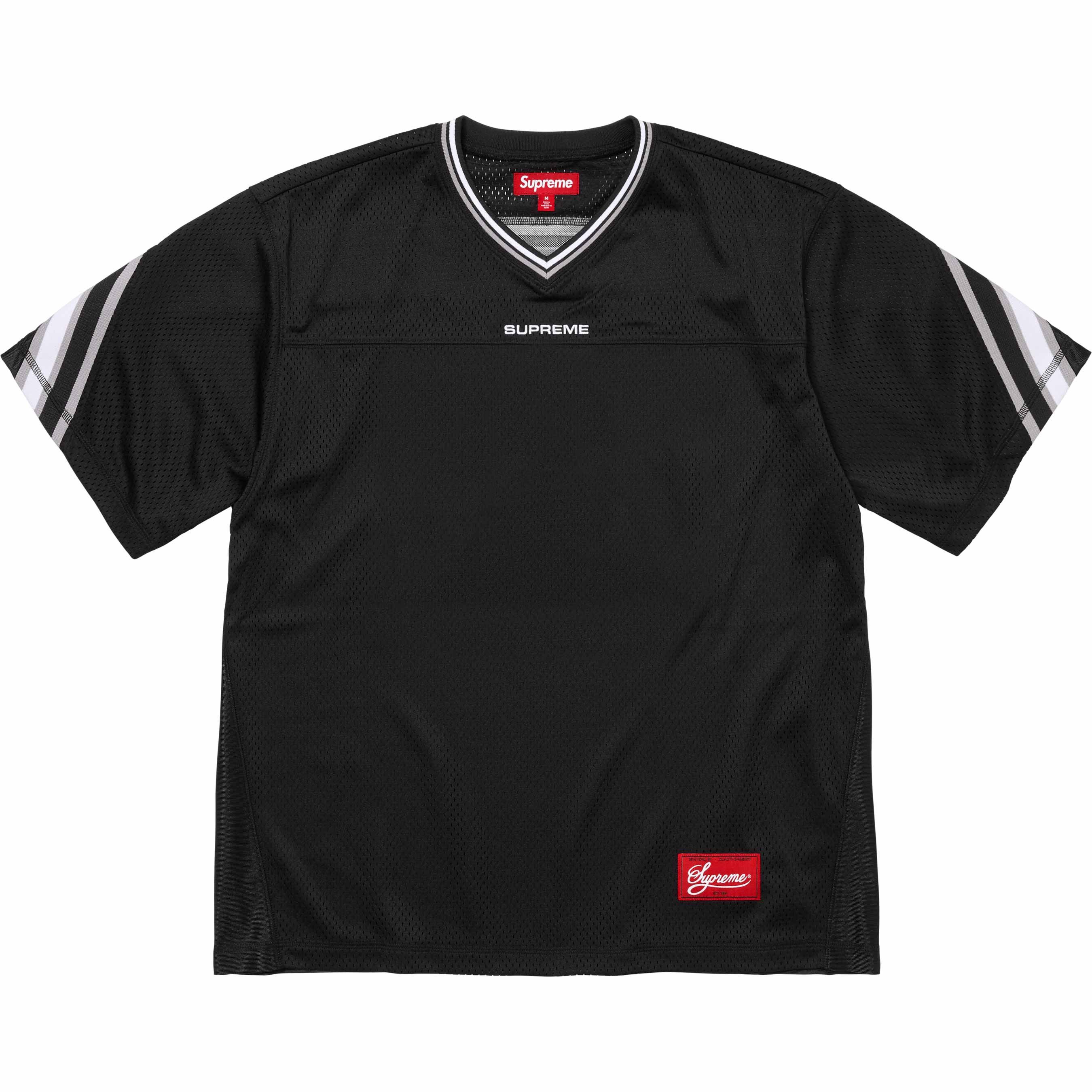 Supreme Jacquard Soccer Jersey Black 