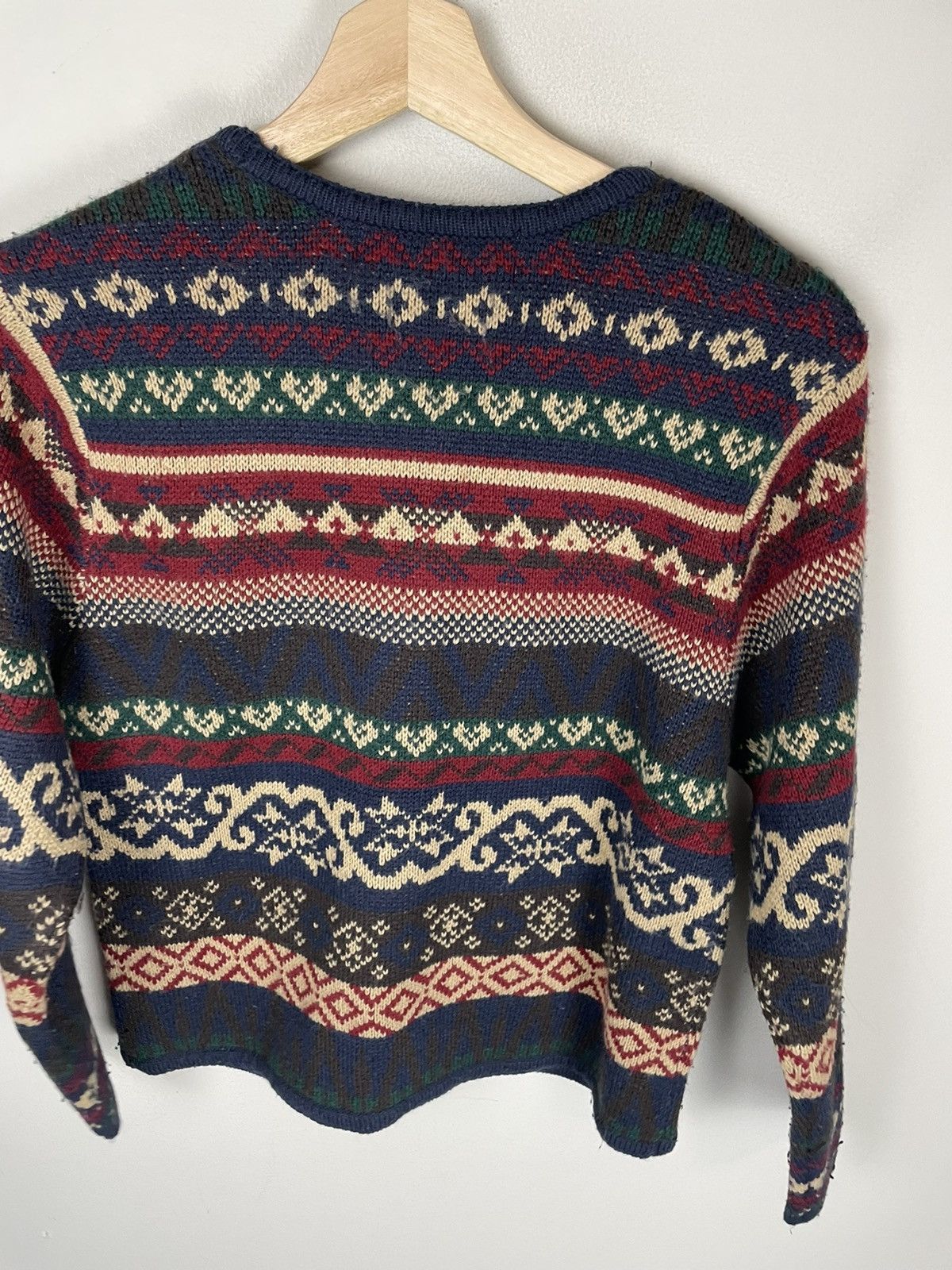 Vintage Vintage Galvanized Barbwire Knit Cardigan Size US S / EU 44-46 / 1 - 1 Thumbnail