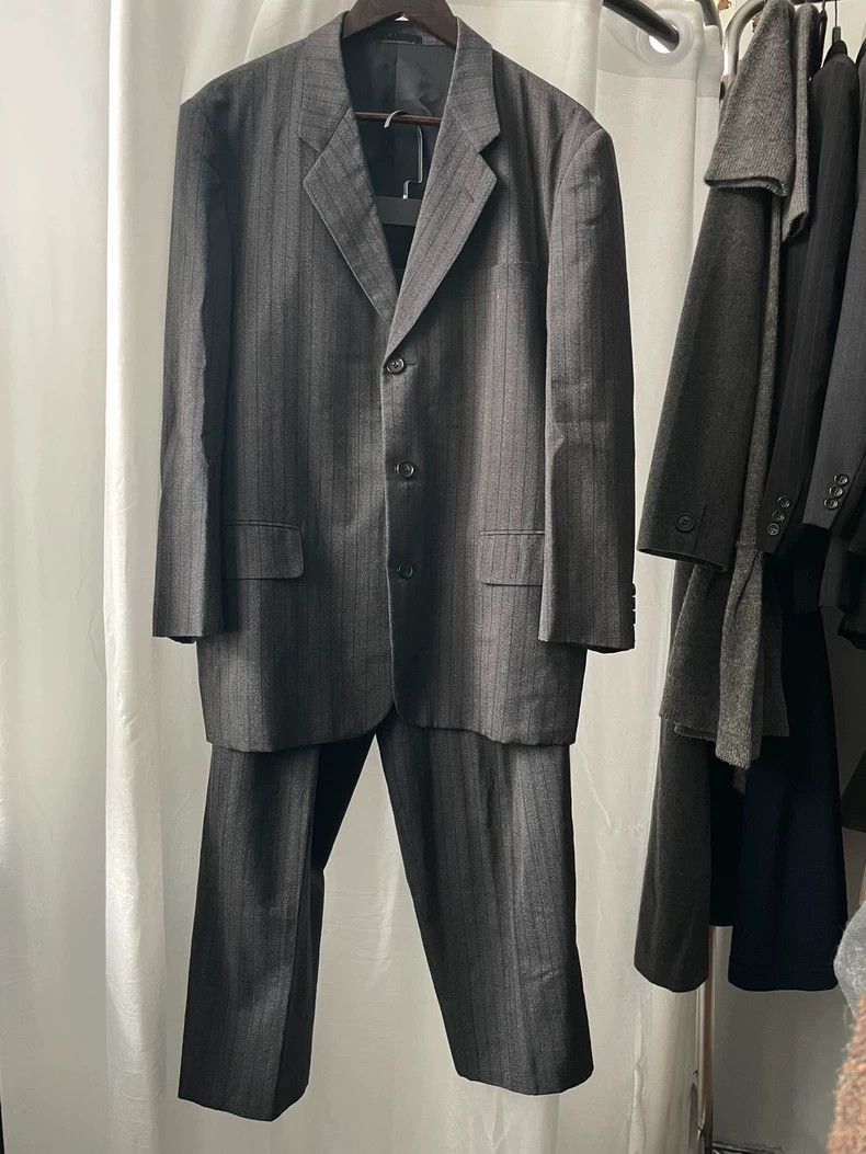 Comme des Garcons Comme des Garçons size s Striped dark grey black blazer su Size 36S - 1 Thumbnail