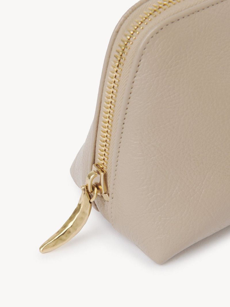 Chloe o1loc1c10226 Size: OS / Banana Cosmetic Pouch in Boysh Brown Size ONE SIZE - 5 Thumbnail