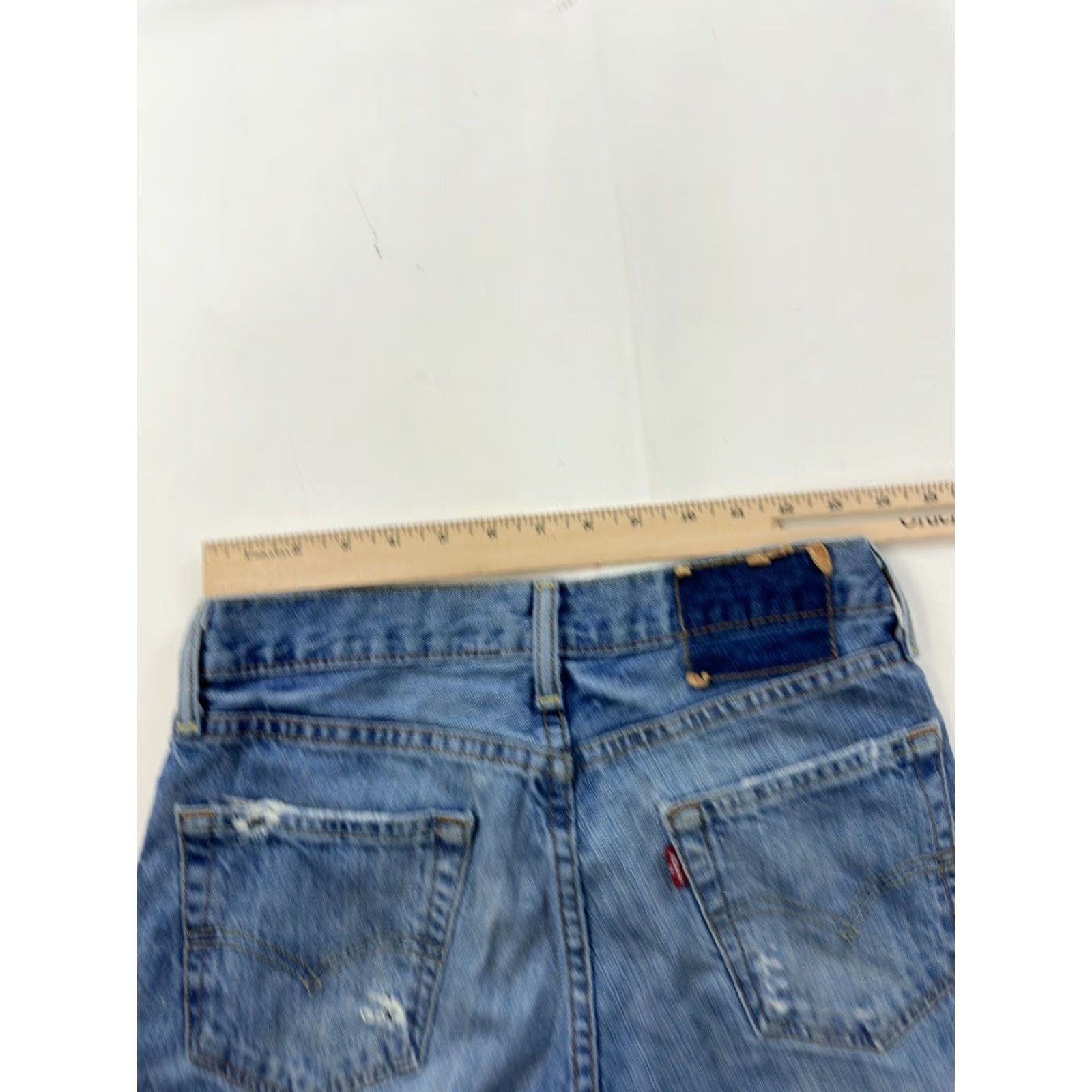 Levi's Levi’s 511 Jeans Slim Distressed 29x30 Mens Blue Regular Waist 29 Inseam 30 Zip Closure Size US 29 - 6 Thumbnail