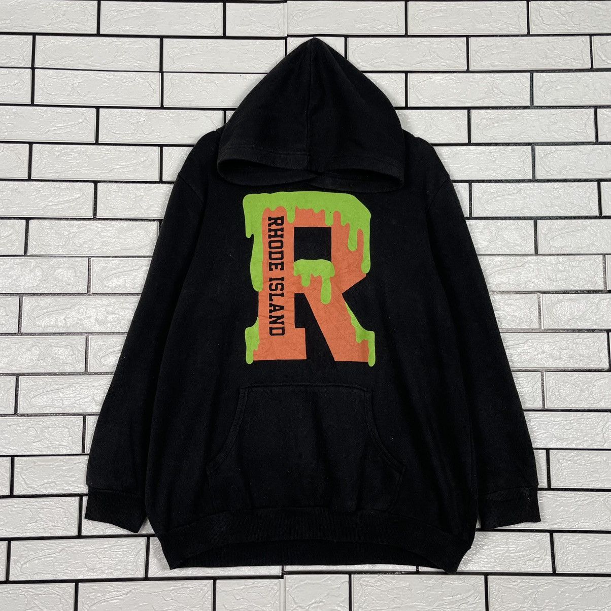 Japanese Brand Rhode Island Big Logo Pullover Hoodie Size US L / EU 52-54 / 3 - 1 Thumbnail