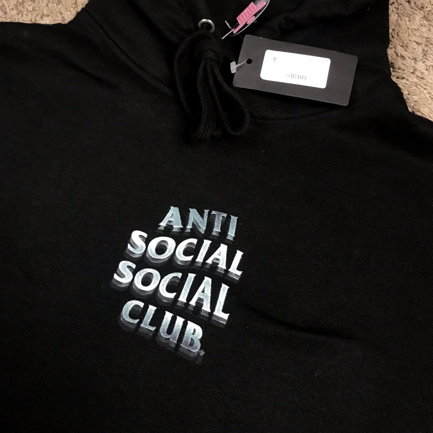 Anti Social Social Club VINTAGE Anti Social Social Club ASSC Metal Steel Logo 747K Black Hoodie Adult Small Size US S / EU 44-46 / 1 - 5 Thumbnail