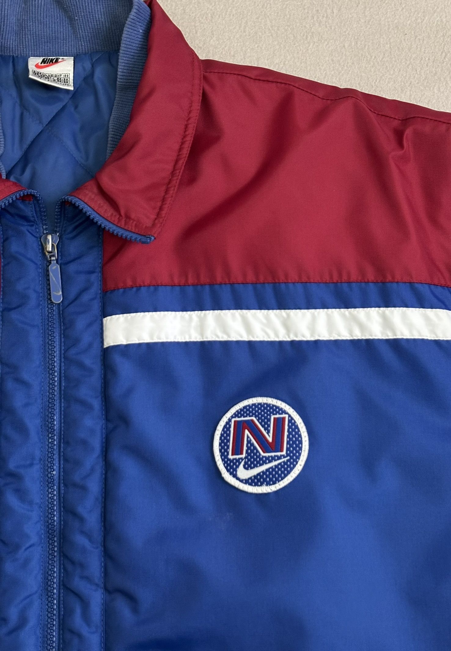Nike Nike jacket Big Swoosh vintage 90s size XL Size US XL / EU 56 / 4 - 7 Thumbnail