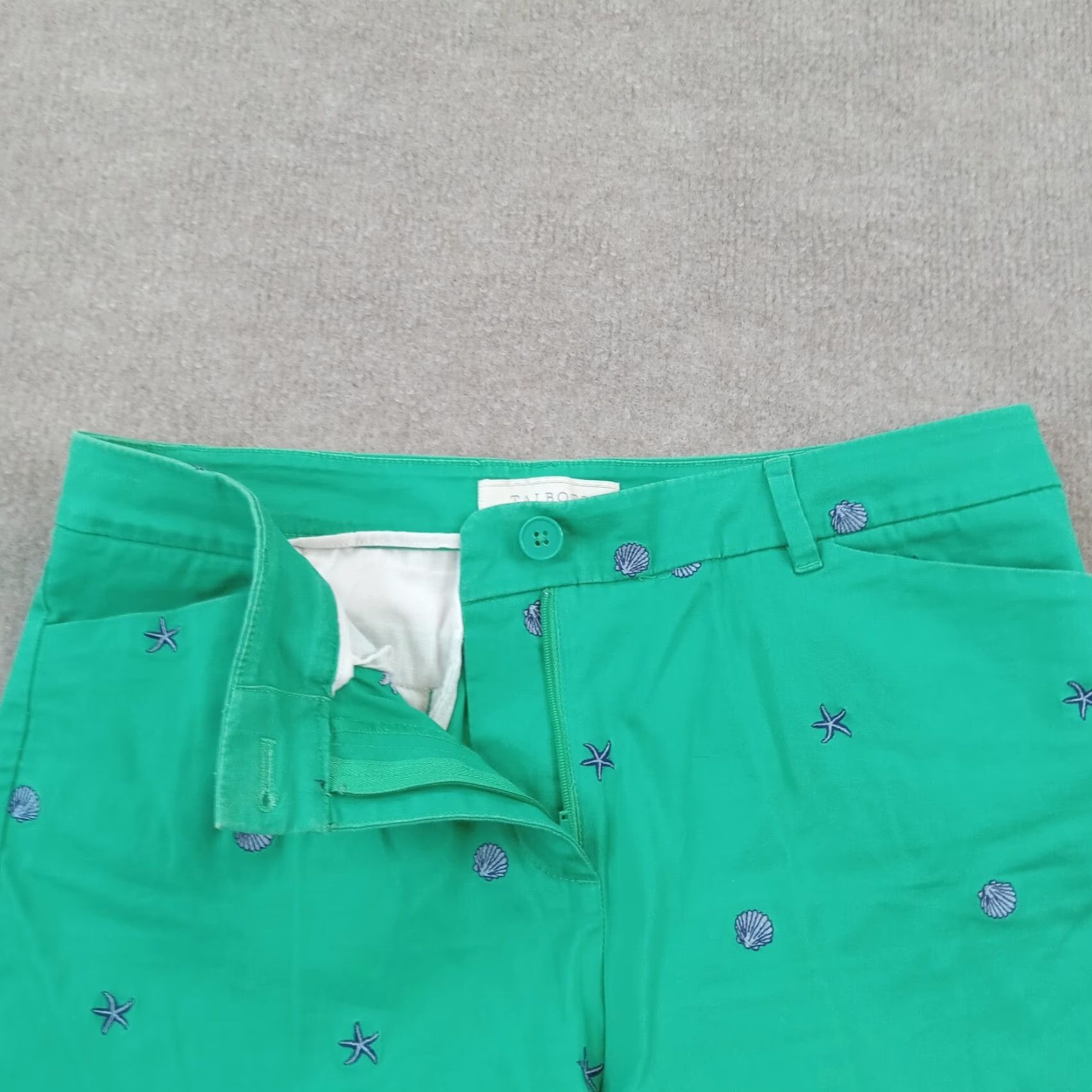 Talbots Talbots Green Starfish Ankle Pants Womens 6 Petite Straight Leg Stretch Size 32" / US 10 / IT 46 - 7 Thumbnail