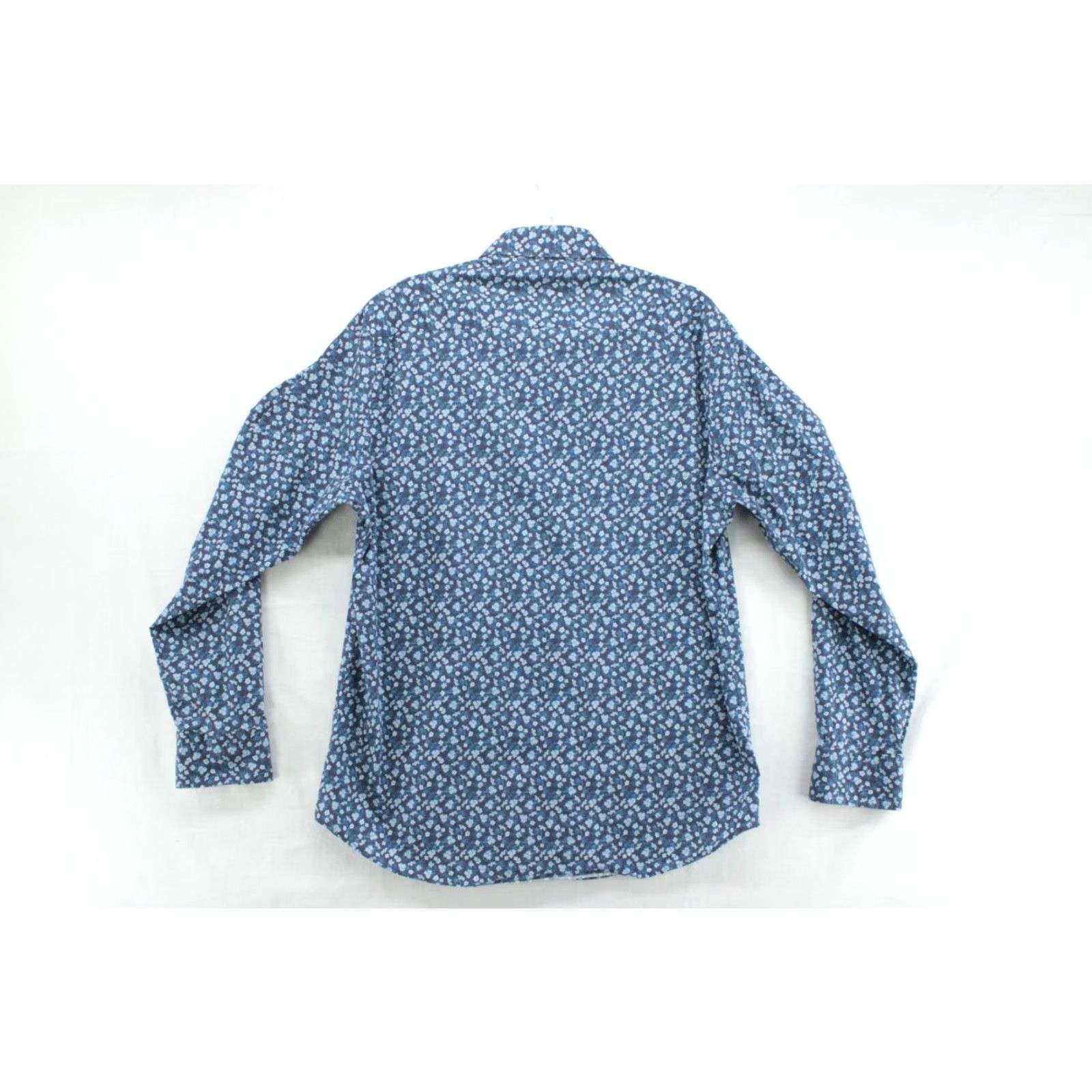Vintage Stone Rose Button-Up Shirt Men's 2XL Blue Floral Long Sleeve Casual Business Size US XXL / EU 58 / 5 - 4 Thumbnail