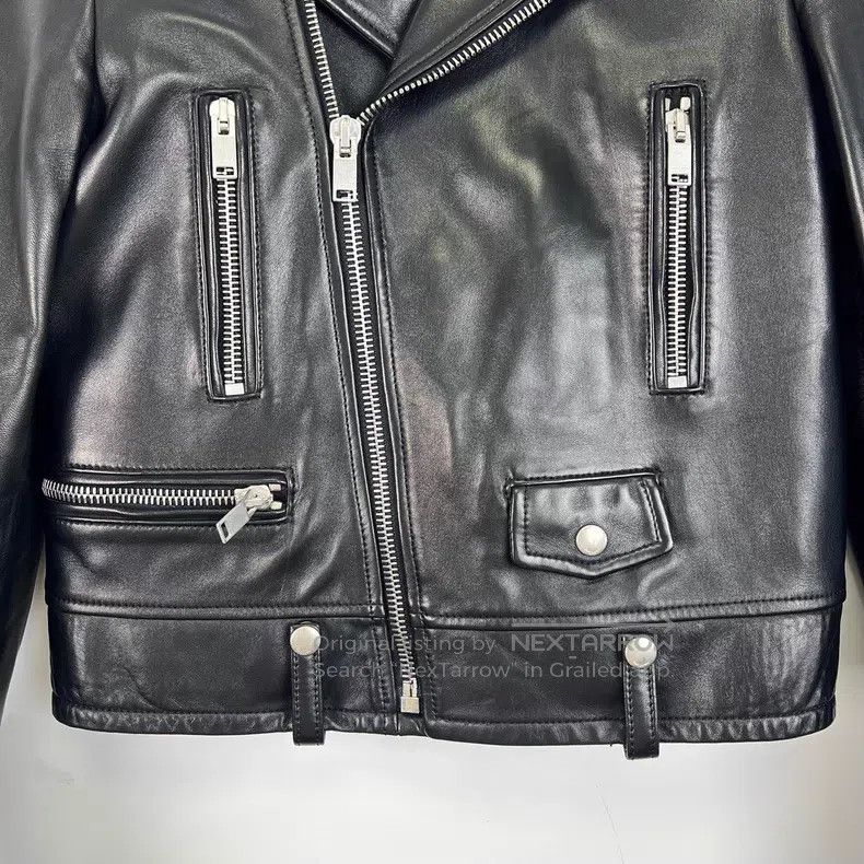 Saint Laurent Paris Saint Laurent Paris Classic Biker Sheepskin Jacket Size XS / US 0-2 / IT 36-38 - 6 Thumbnail