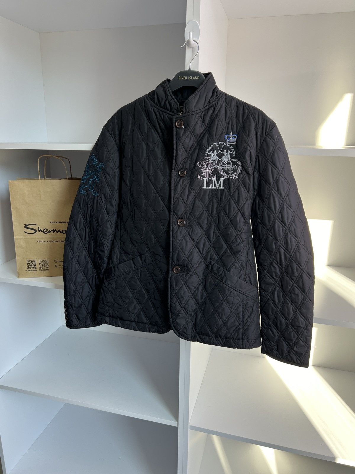 La Martina × Vintage Vintage La Martina Quitted Jacket Size US M / EU 48-50 / 2 - 2 Thumbnail