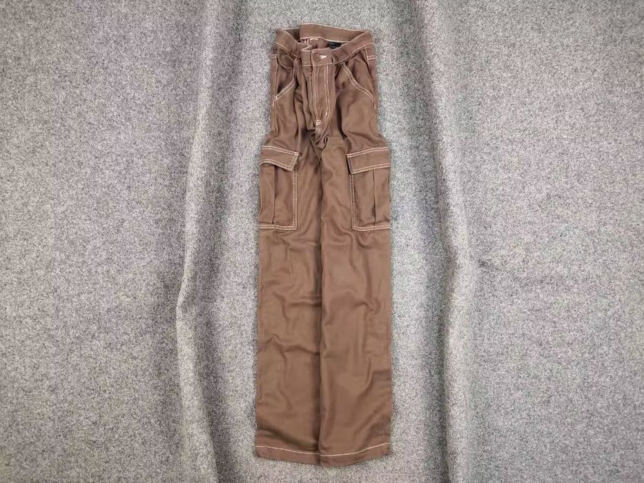 Japanese Brand Vintage 90's Japanese Beggy Beige Cargo Pants Y2K Hype Style Size US 32 / EU 48 - 1 Thumbnail