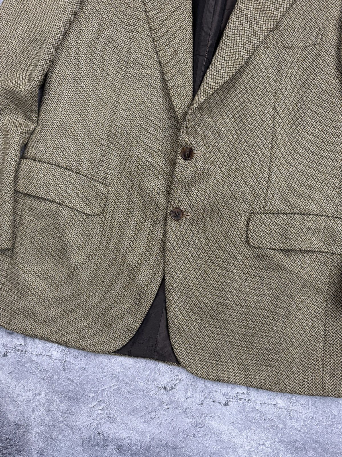 Brioni Brioni 100% Cashmere Tweed Blazer Jacket Made In Italy Size 40R - 9 Thumbnail