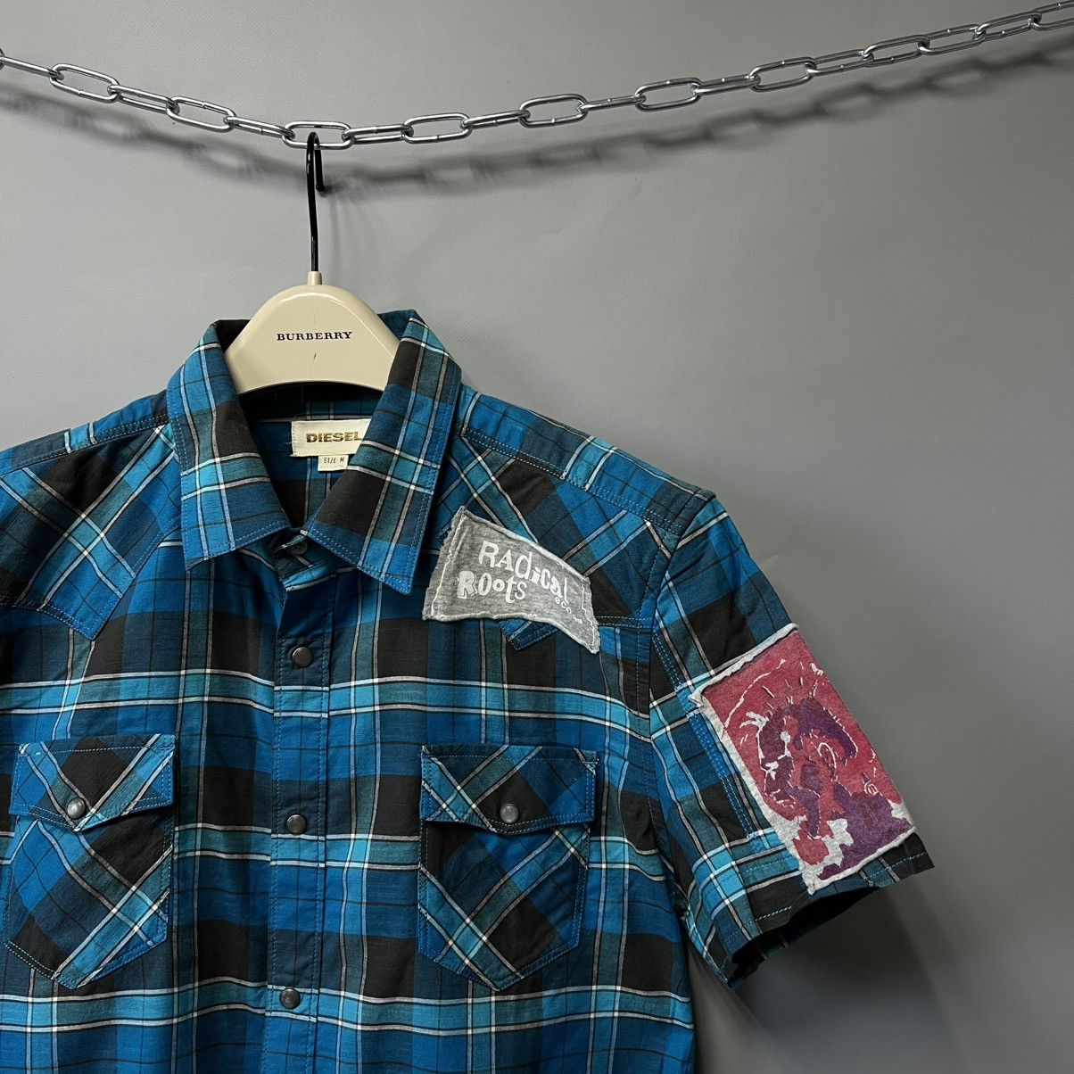 Diesel Diesel Vintage Shirt Short Sleeve Button Up men’s Size US M / EU 48-50 / 2 - 3 Thumbnail