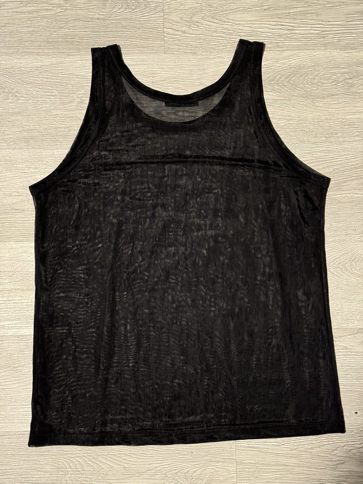トップス 90s HELMUT LANG Militaly Mesh Tank Top Helmut Lang 90s Mesh Tanktop