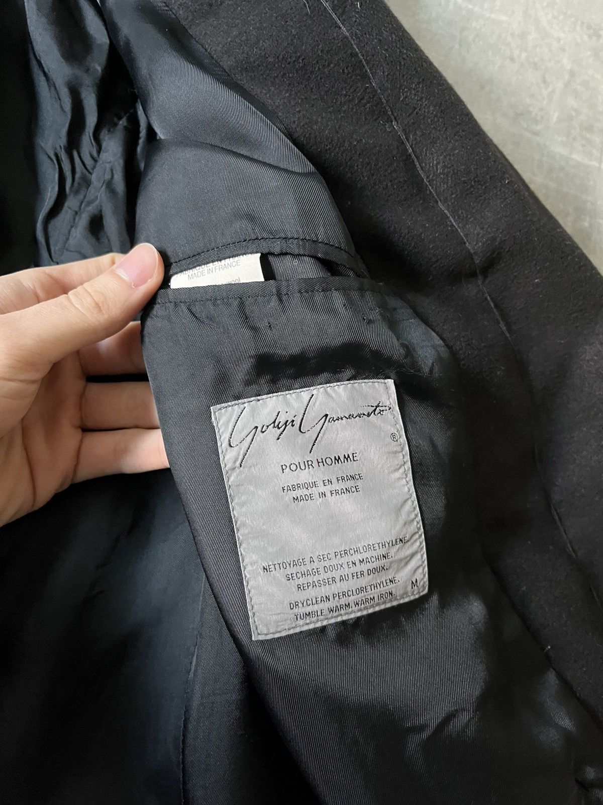 Yohji Yamamoto Yohji Yamamoto F/W 96 archival wool Jacket black Size US M / EU 48-50 / 2 - 13 Thumbnail