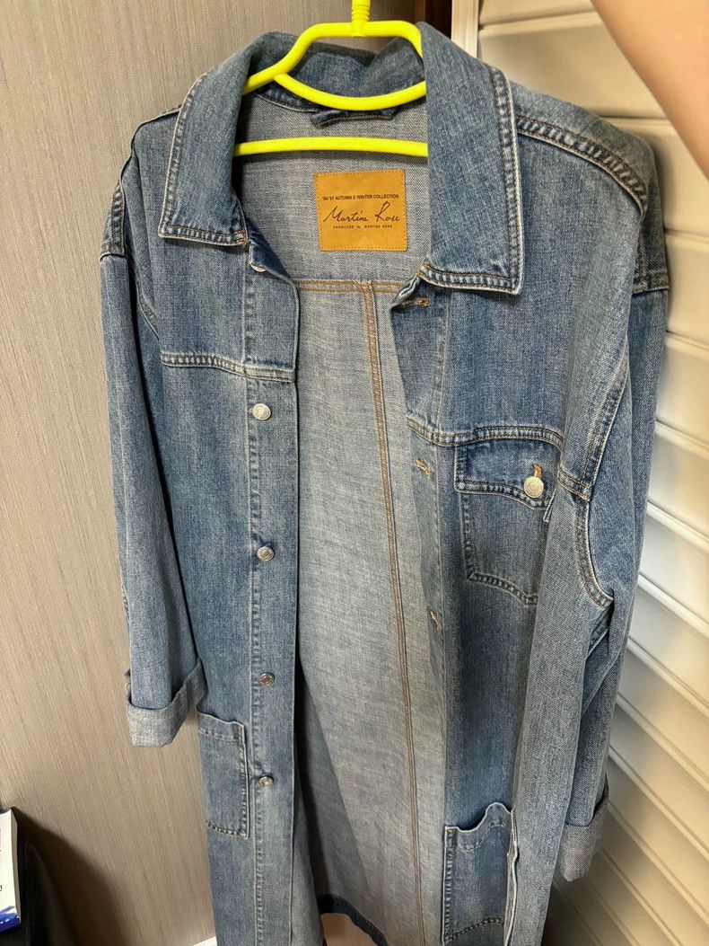 Martine Rose Martine Rose Men's denim windbreaker Size US S / EU 44-46 / 1 - 1 Thumbnail