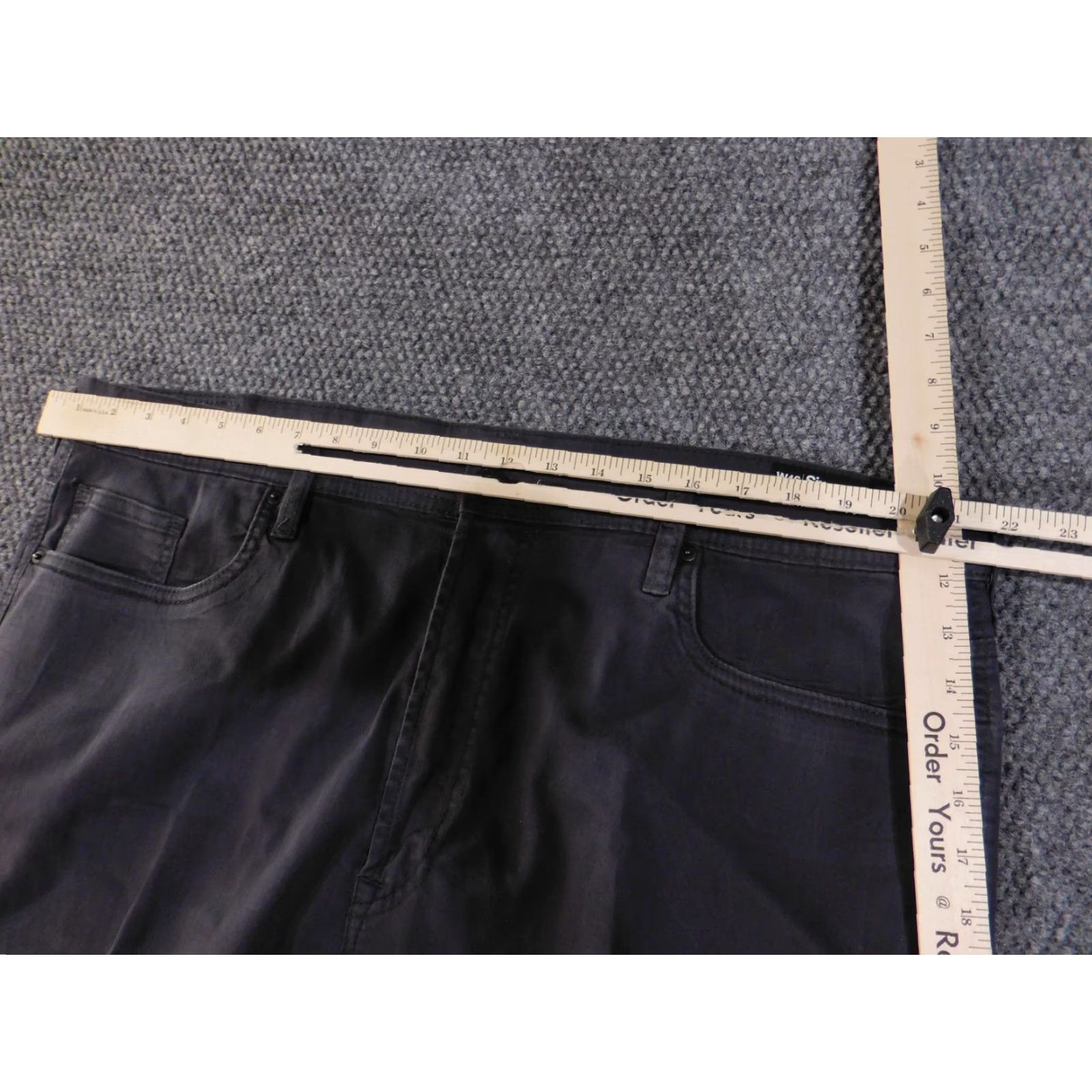 Buffalo David Bitton Buffalo David Bitton Six-x Pants Mens 46x32 Black Straight Stretch Casual Jeans Size US 30 / EU 46 - 4 Thumbnail