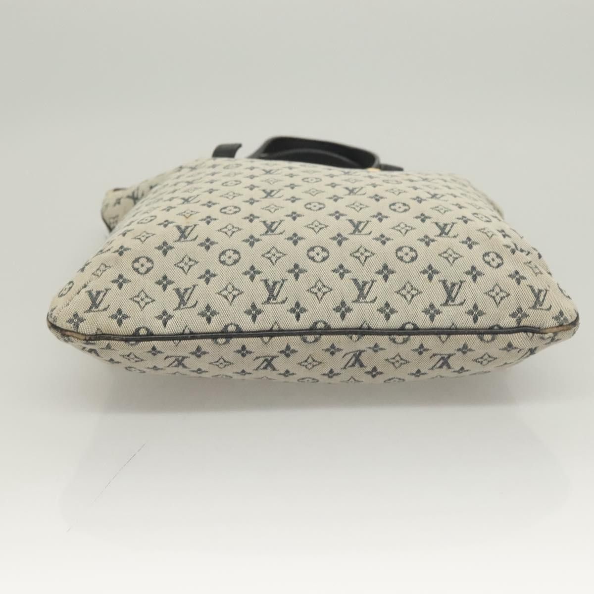 Louis Vuitton LOUIS VUITTON Monogram Mini Françoise Tote Bag Blue M92208 Size ONE SIZE - 5 Thumbnail