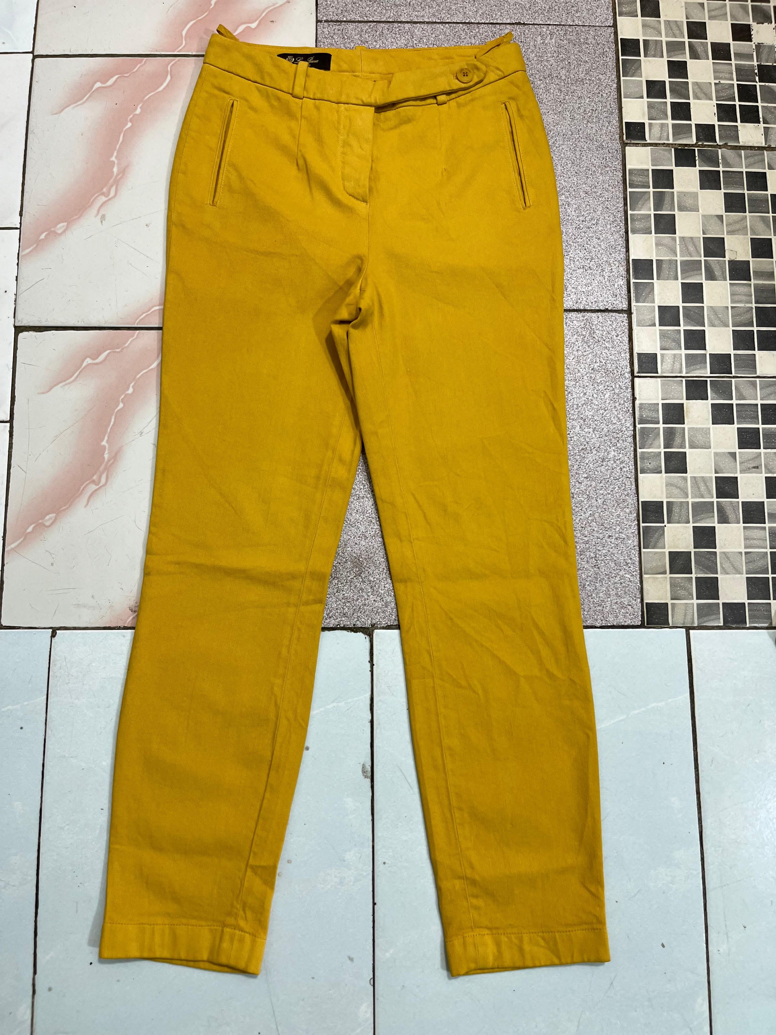 Loro Piana Loro Piana Cotton Trouser Pants Size 26" / US 2 / IT 38 - 1 Thumbnail
