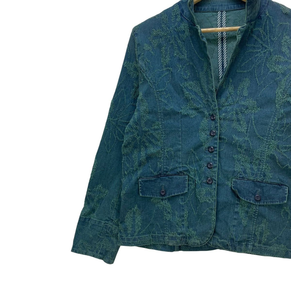 Issey Miyake Claudian Bertolotti Embroidery Jacket Size M / US 6-8 / IT 42-44 - 5 Thumbnail
