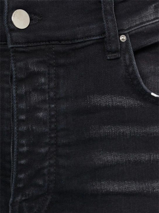 Amiri o1lsvrm0425 Patch Skinny Stretch Denim Jeans in Black Size US 34 / EU 50 - 7 Thumbnail
