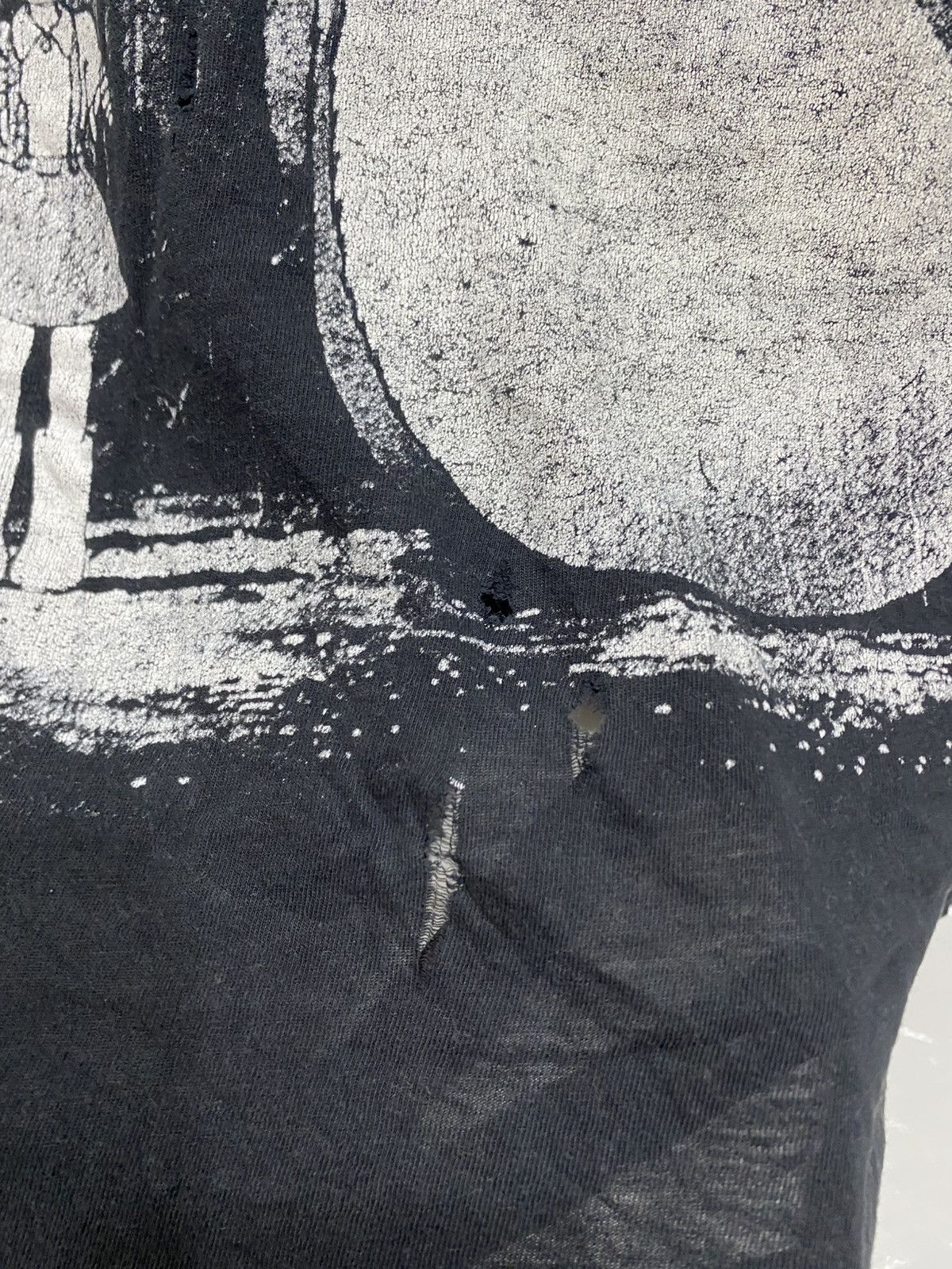 Anime DISTRESSED MY NEIGHBOR TOTORO TEES Size US XL / EU 56 / 4 - 9 Thumbnail