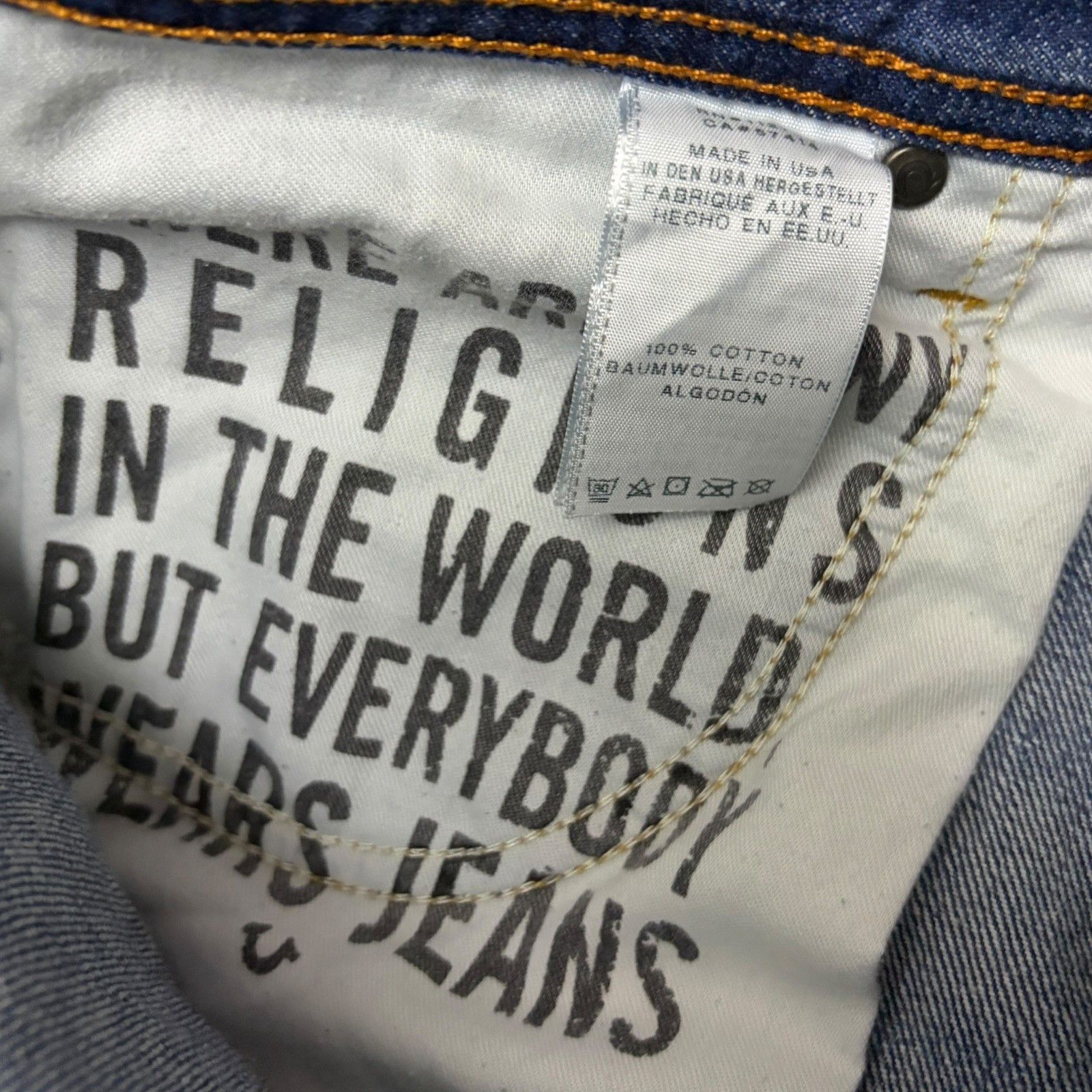 True Religion TRUE RELIGION Jeans GENO Relaxed Slim Denim Pants 32x34 Size US 32 / EU 48 - 9 Thumbnail