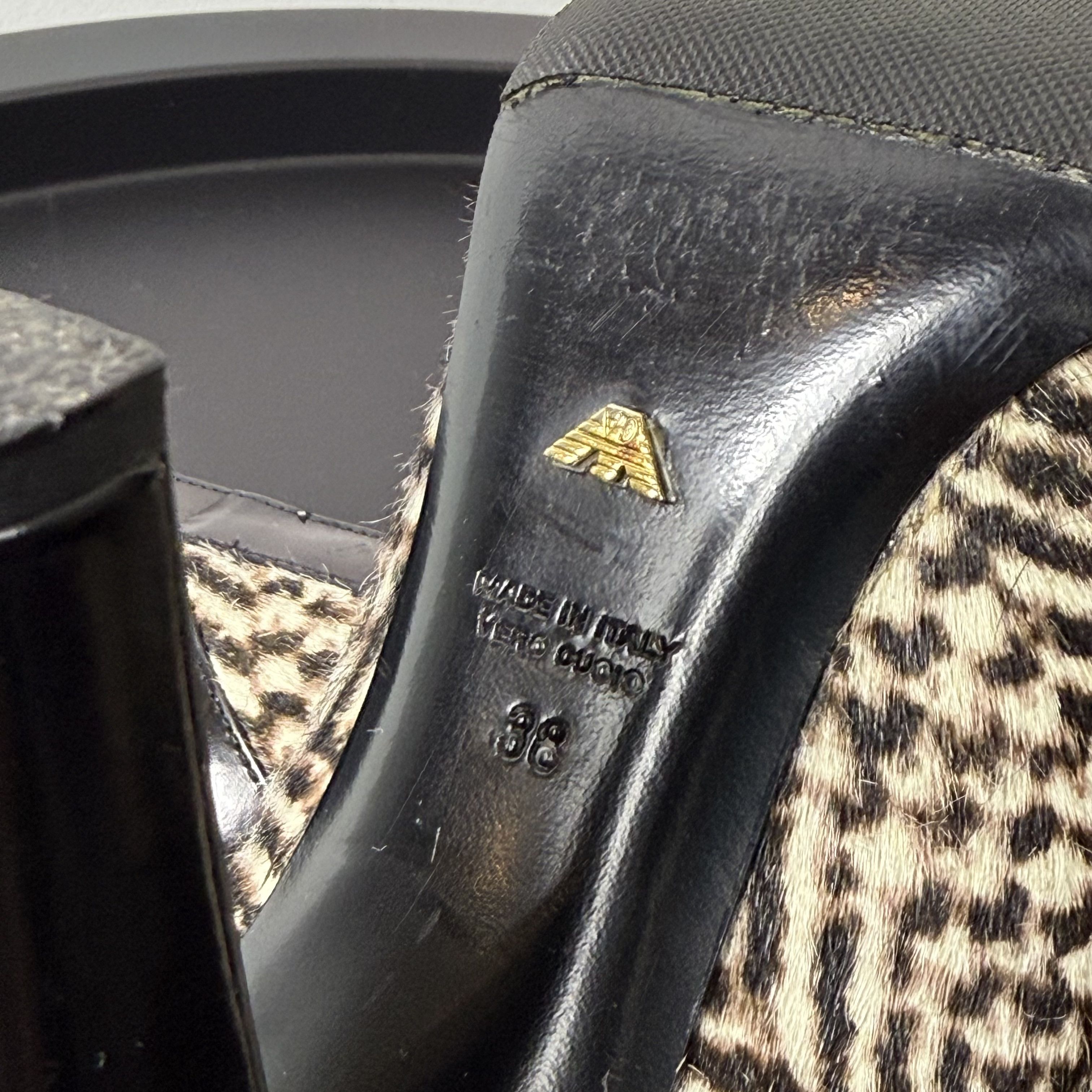 Emporio Armani Vintage Emporio Armani Rare Women's Heels Made in Italy Size US 8 / IT 38 - 11 Thumbnail
