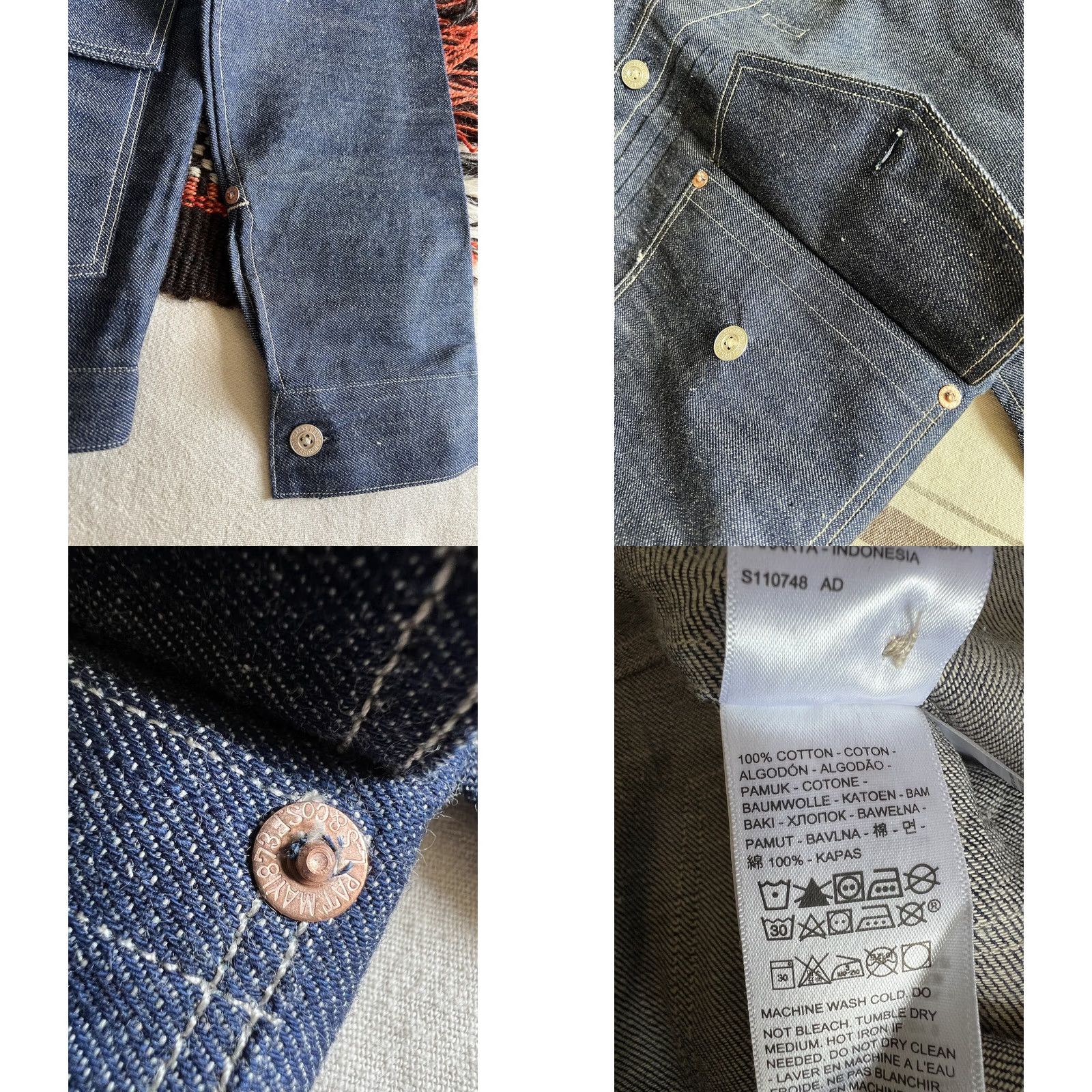 Levi's Levi's LVC Trucker Jacket L Japan Type 2 Selvedge 1879 Pleated Blouse NEW BNWT Size US L / EU 52-54 / 3 - 10 Thumbnail