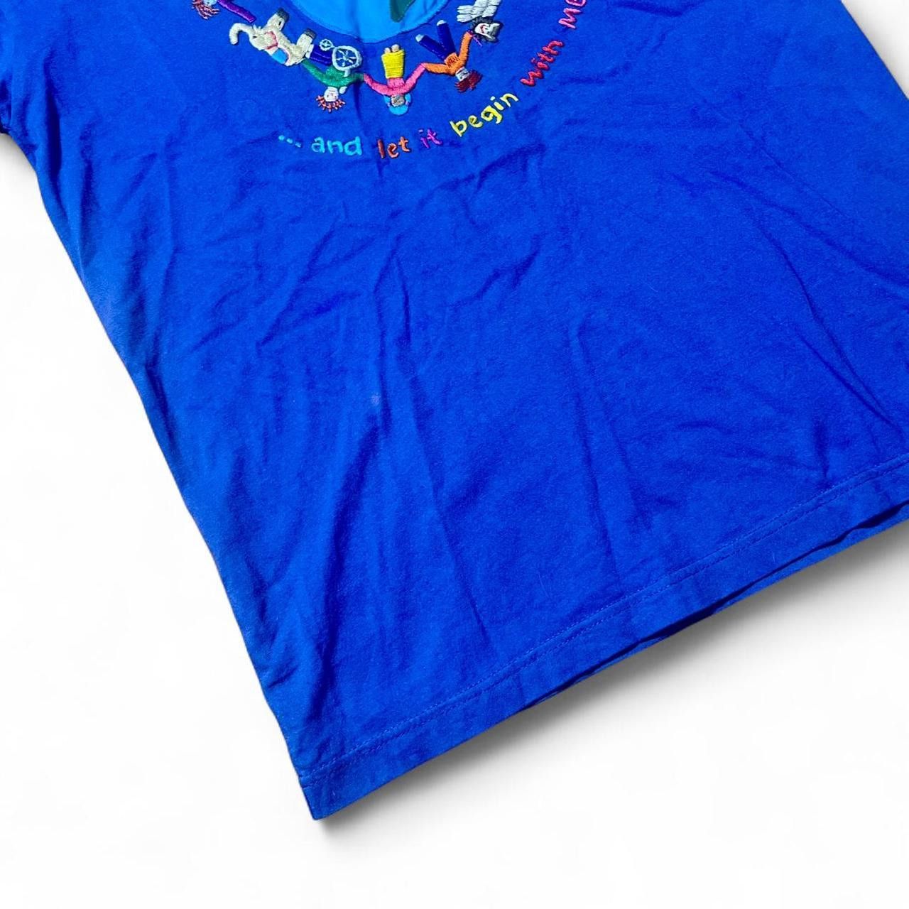 Vintage Vtg ISAN Weaving Hand embroidered Diversity Tee - Size M Size US M / EU 48-50 / 2 - 6 Thumbnail