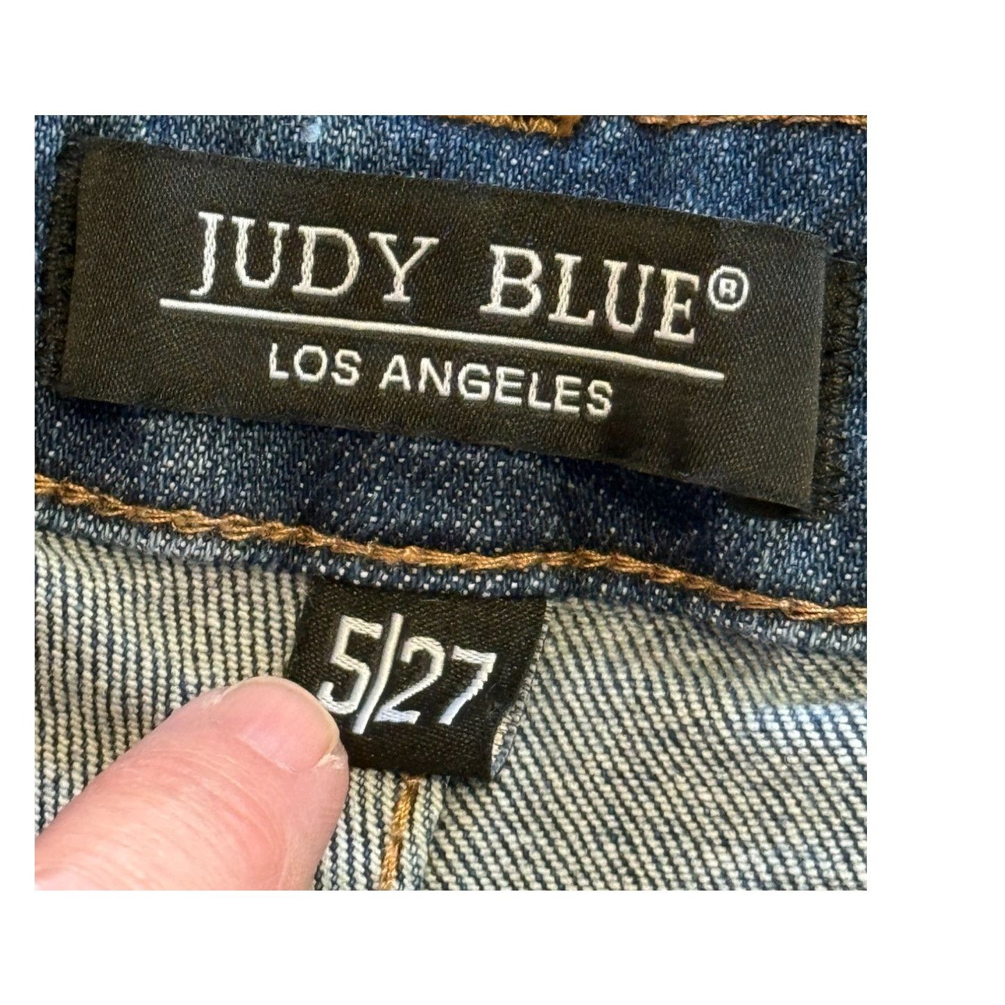 Judy Blue Judy Blue Jeans Women 25 Blue Wide Leg Crop Denim JB88592 Size 25" / US 0 / IT 36 - 6 Thumbnail