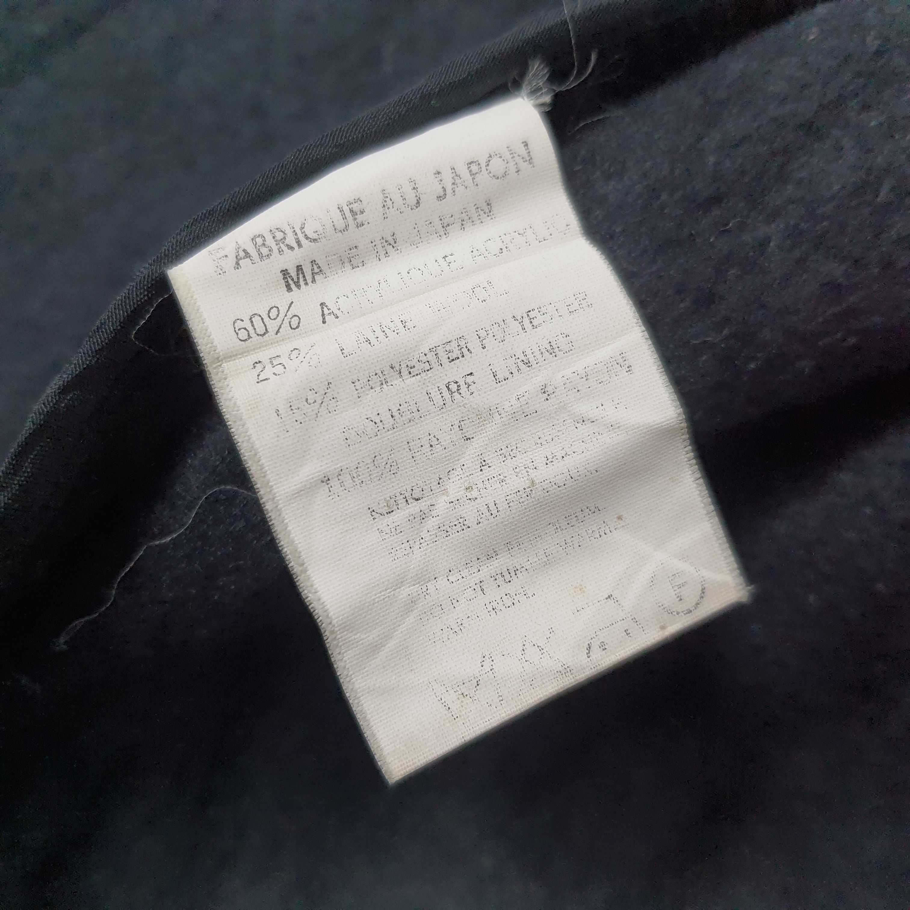 Y's Vintage Y's Yohji Yamamoto Fleece Jacket Overcoat C284N1 Size US XXL / EU 58 / 5 - 8 Thumbnail