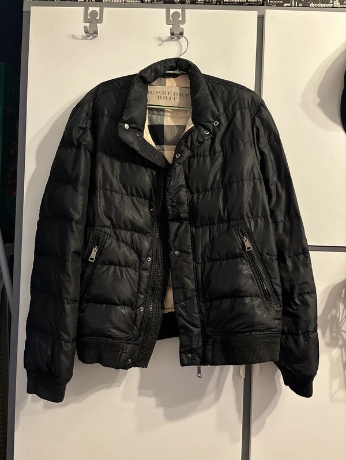 image of Burberry Jacket in Black, Men's (Size Medium)